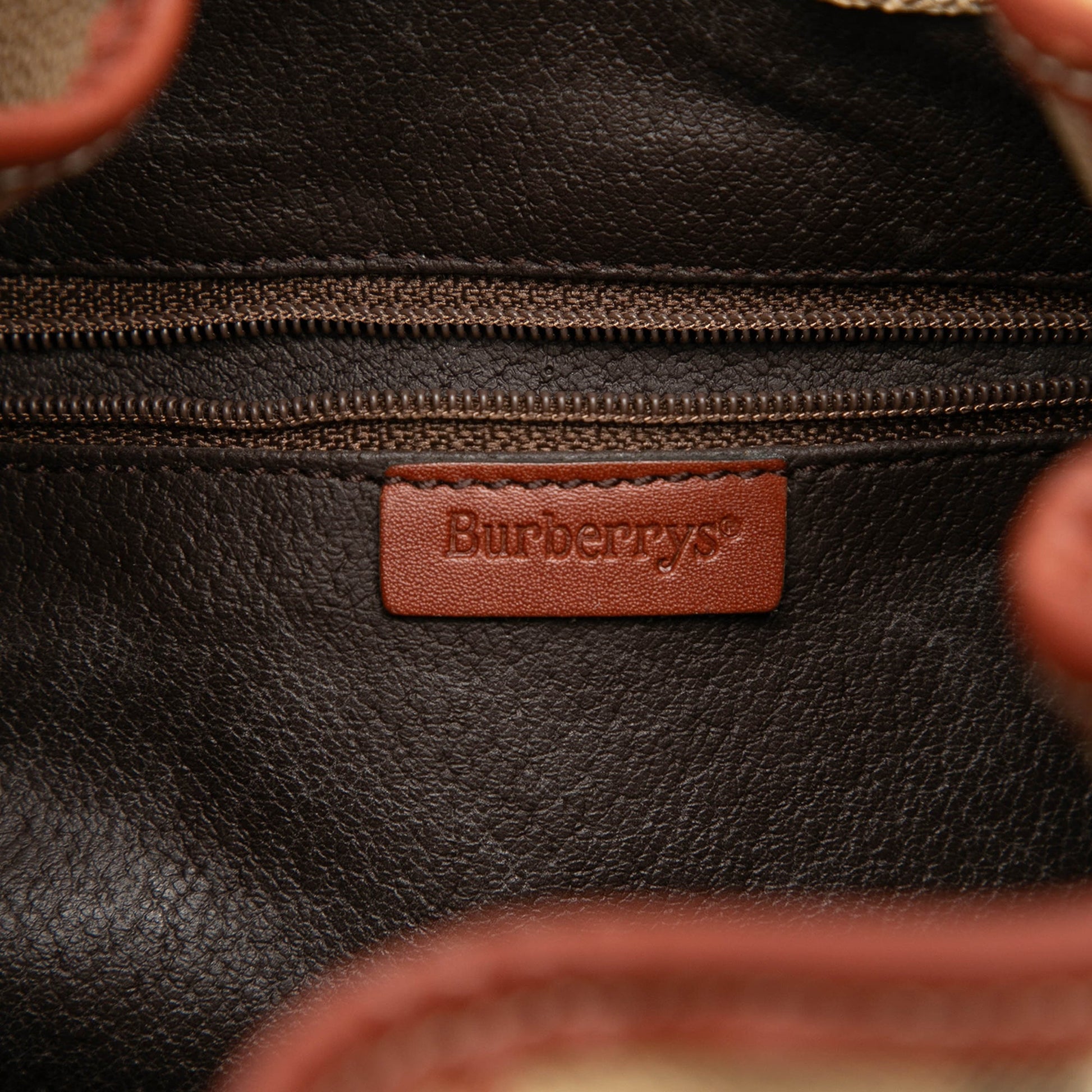 Burberry Haymarket Check Coated Canvas Drawstring Bucket Bag