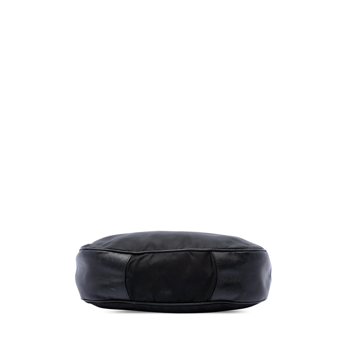 Prada Saffiano Trimmed Tessuto Shoulder Bag