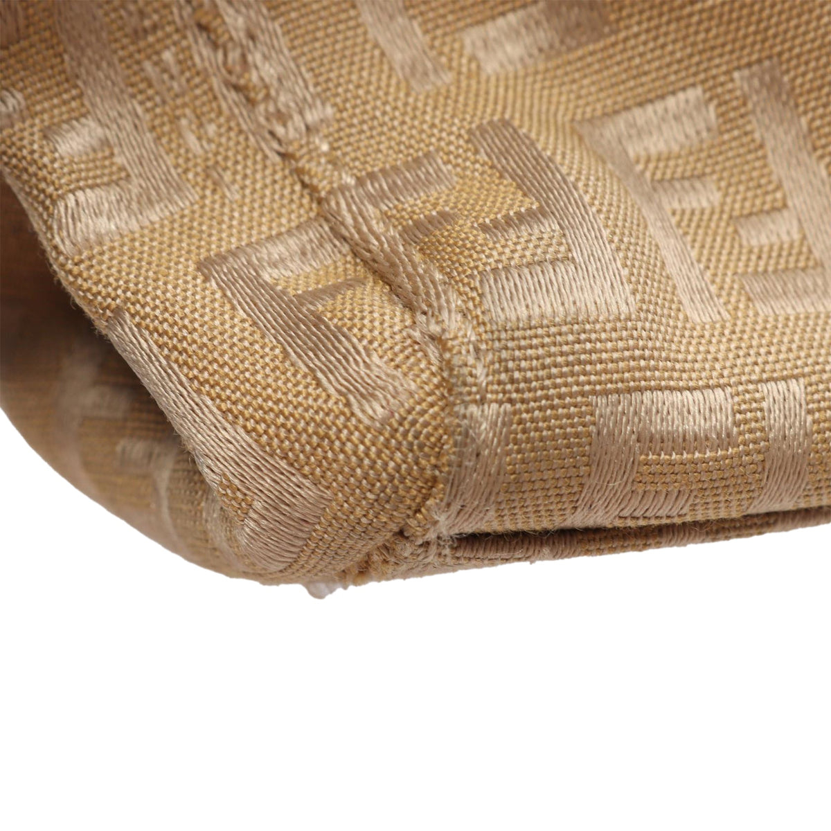Fendi Zucchino Canvas Tote — Brown
