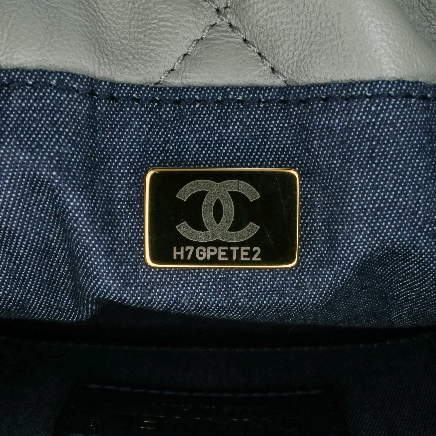 Chanel CC Quilted Calfskin Resin Bi-Color Chain Bucket Bag