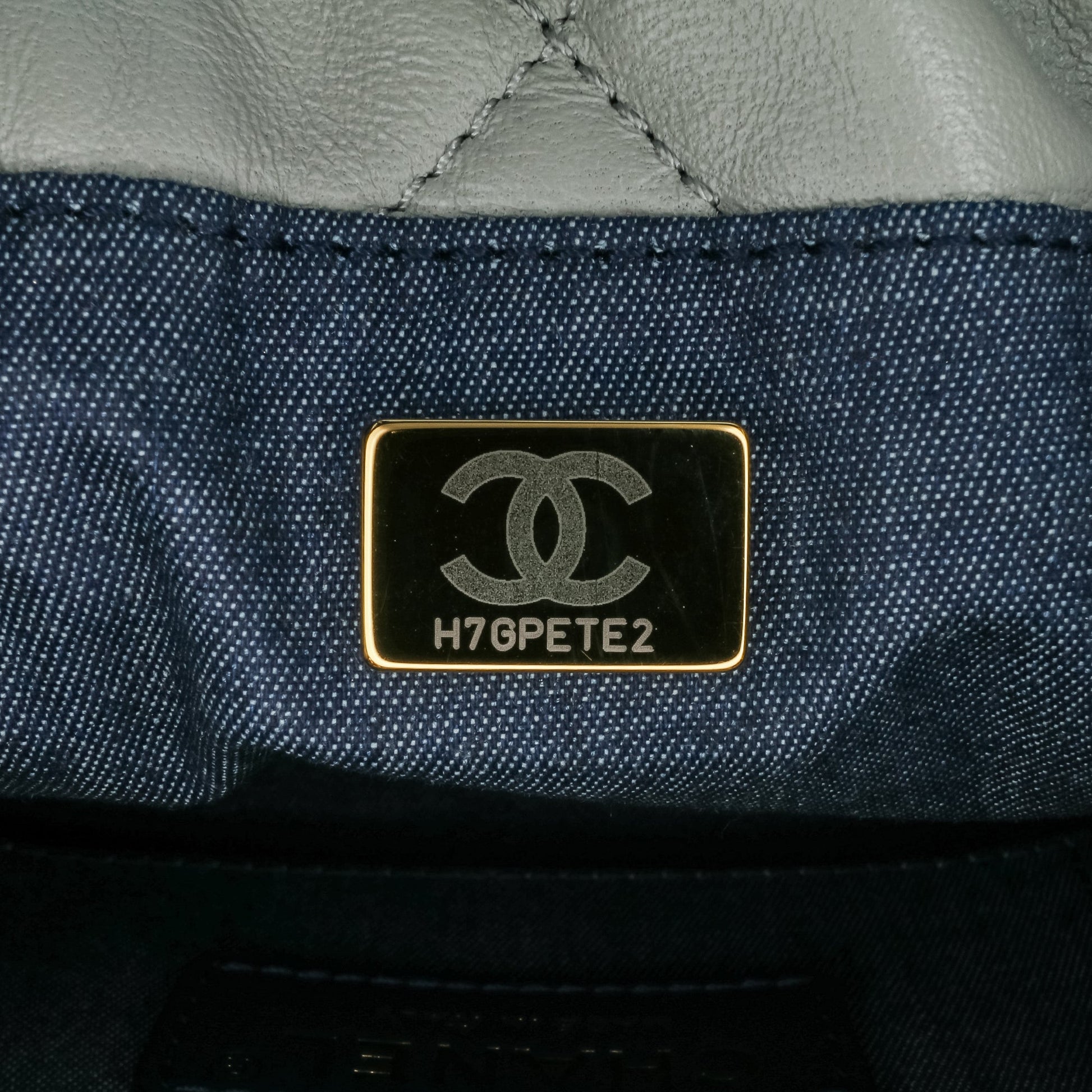 Chanel CC Quilted Calfskin Resin Bi-Color Chain Bucket Bag