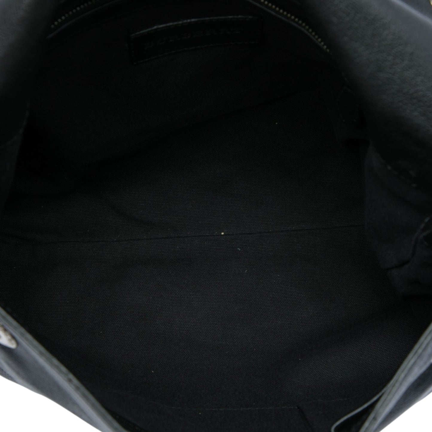 Burberry Leather Studded Padlock Shoulder Bag