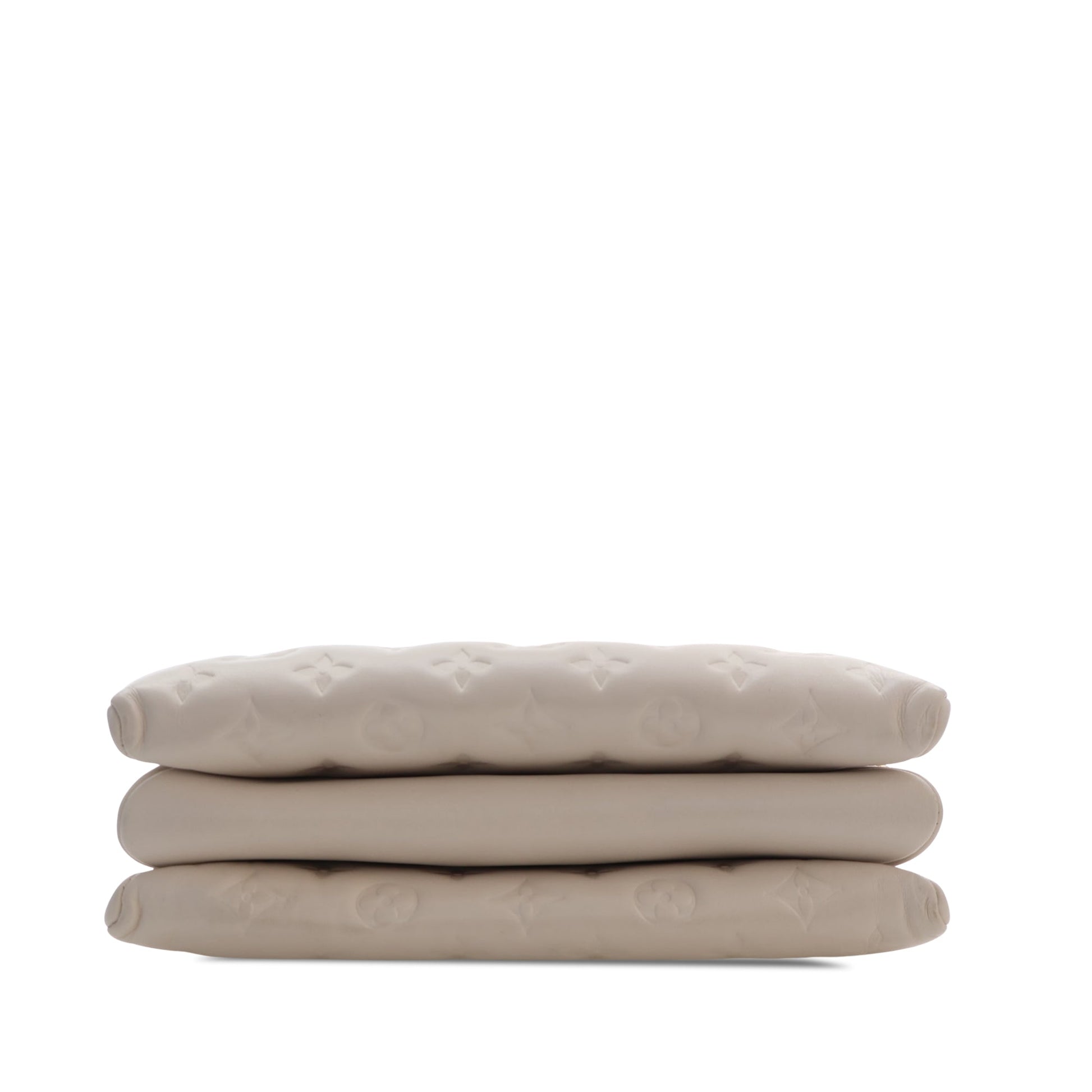 Louis Vuitton Monogram Embossed Puffy Lambskin Coussin PM