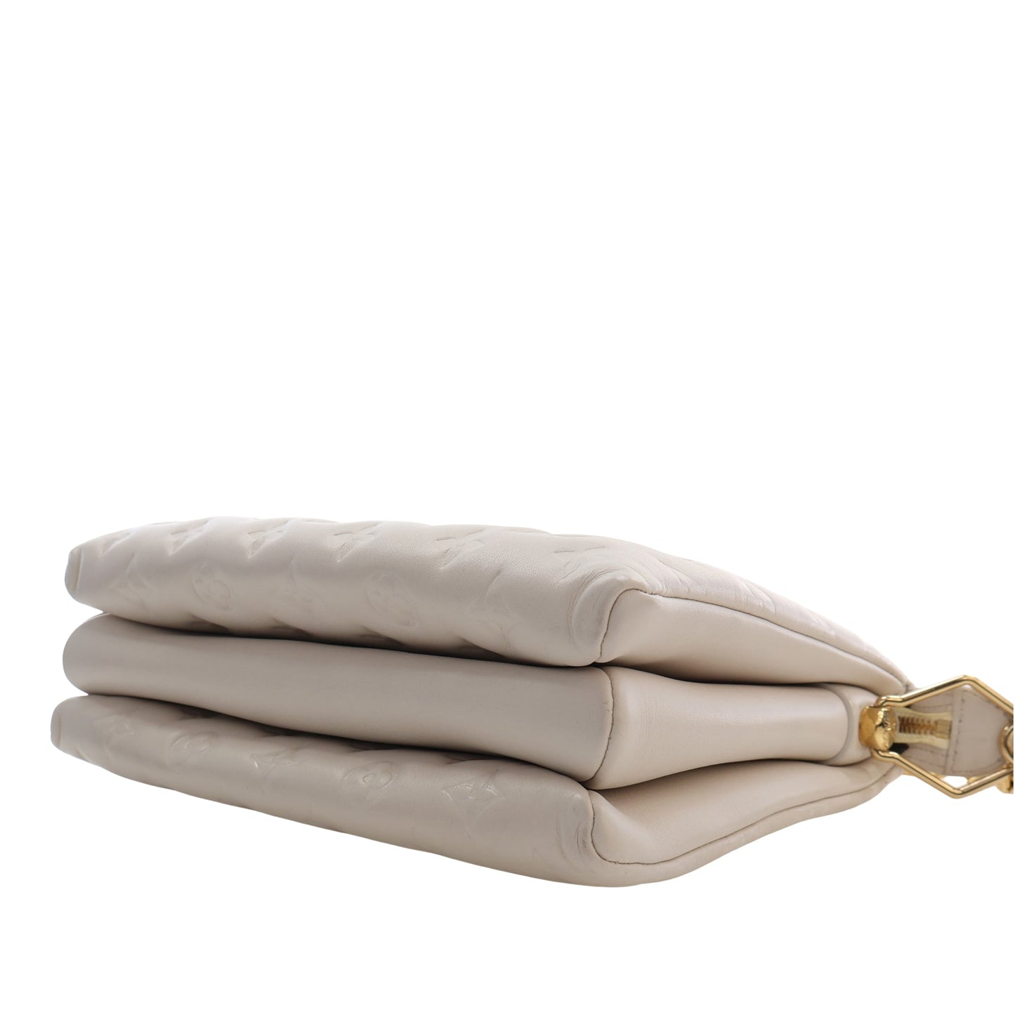 Louis Vuitton Monogram Embossed Puffy Lambskin Coussin PM