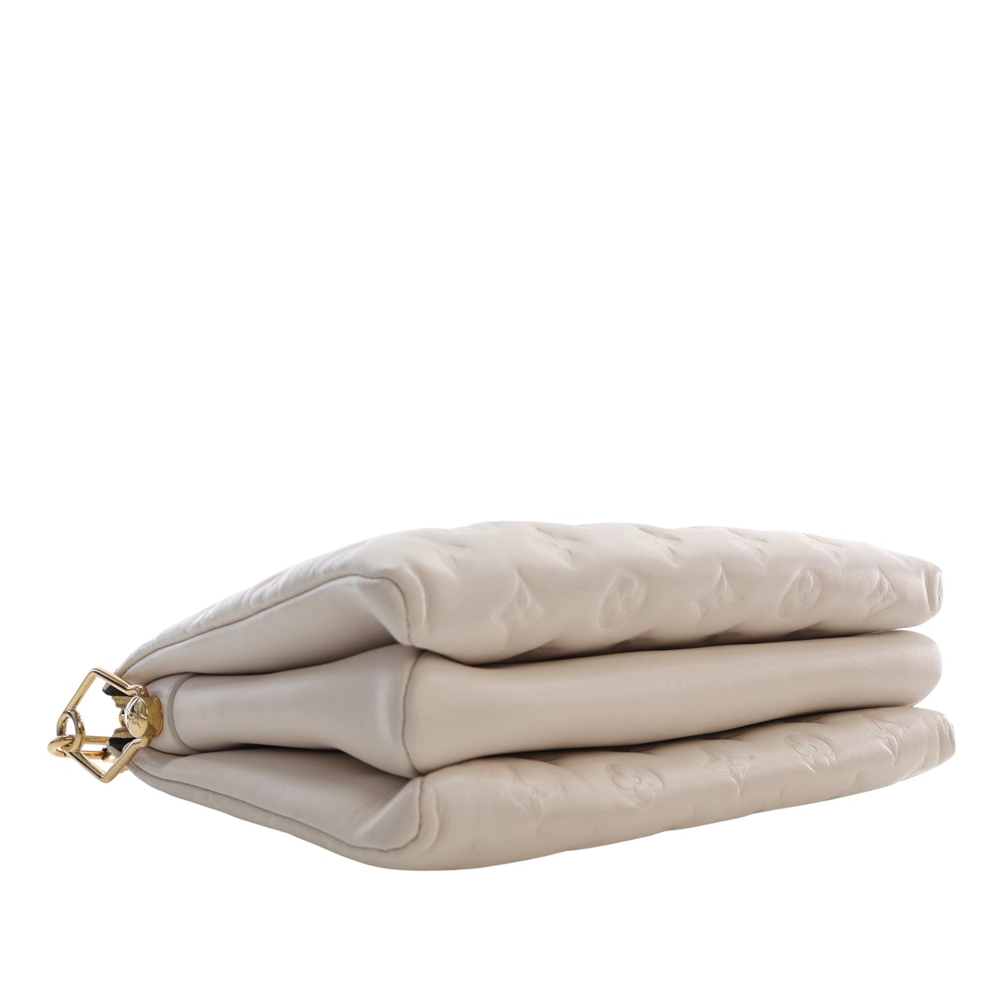 Louis Vuitton Monogram Embossed Puffy Lambskin Coussin PM