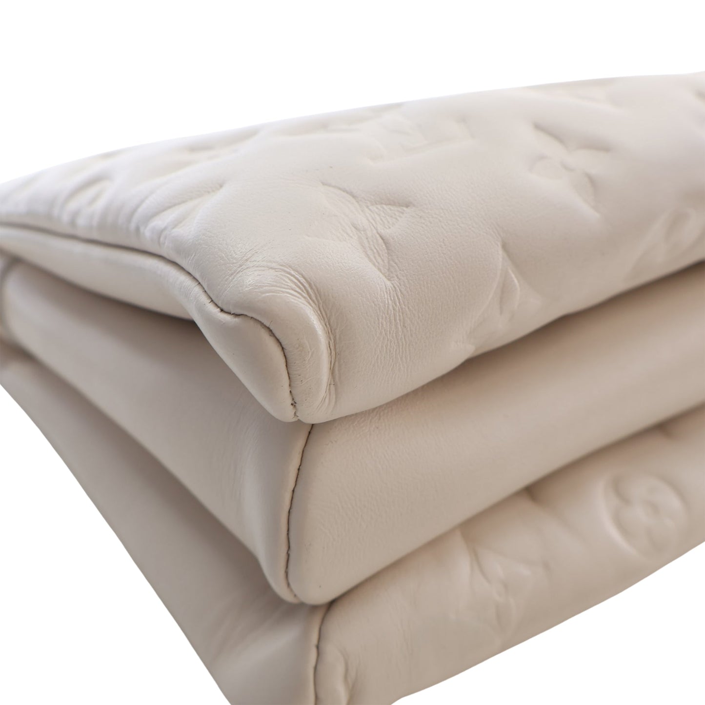 Louis Vuitton Monogram Embossed Puffy Lambskin Coussin PM