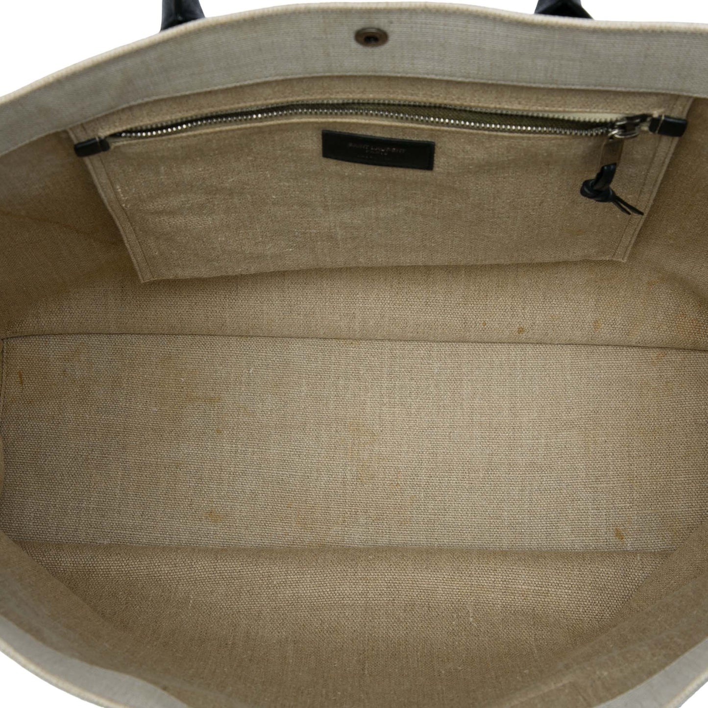 Saint Laurent Large Canvas Rive Gauche Tote