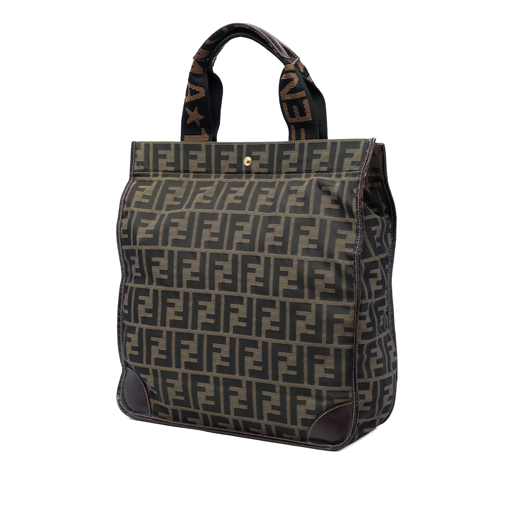 Fendi Zucca Canvas Shopping Tote