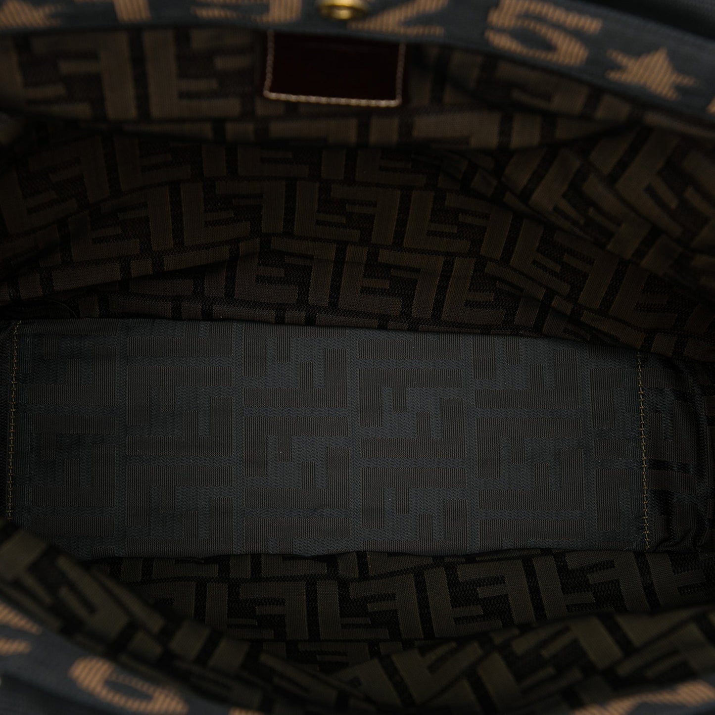Fendi Zucca Canvas Shopping Tote