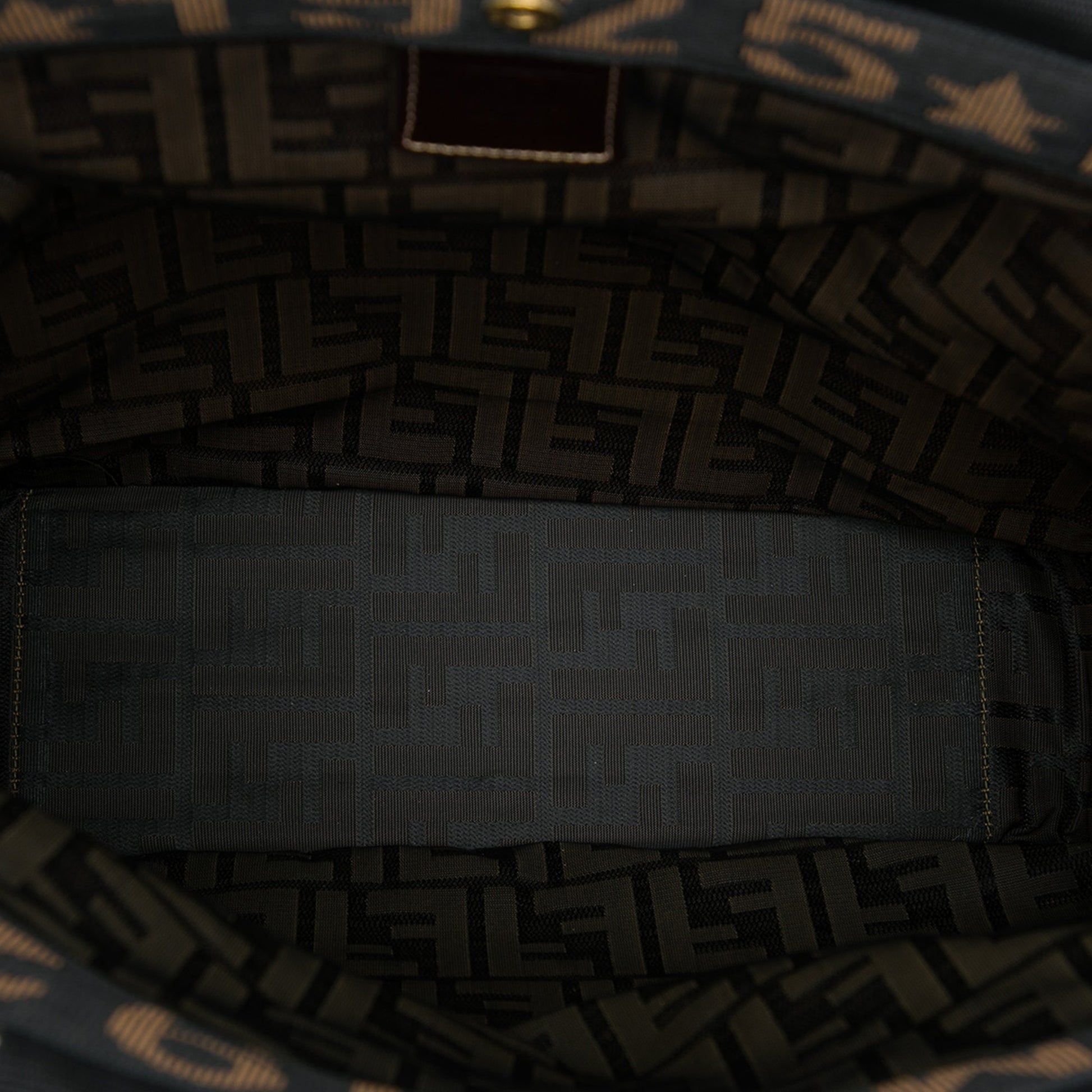 Fendi Zucca Canvas Shopping Tote