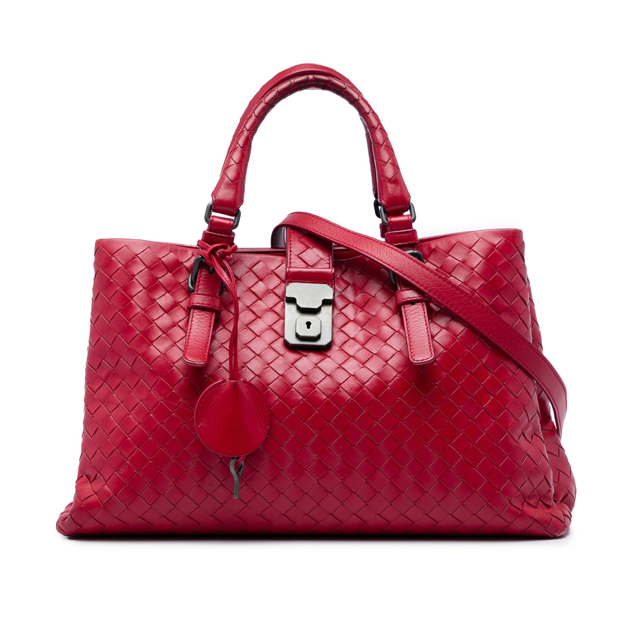 Bottega Veneta Small Nappa Intrecciato Roma Satchel
