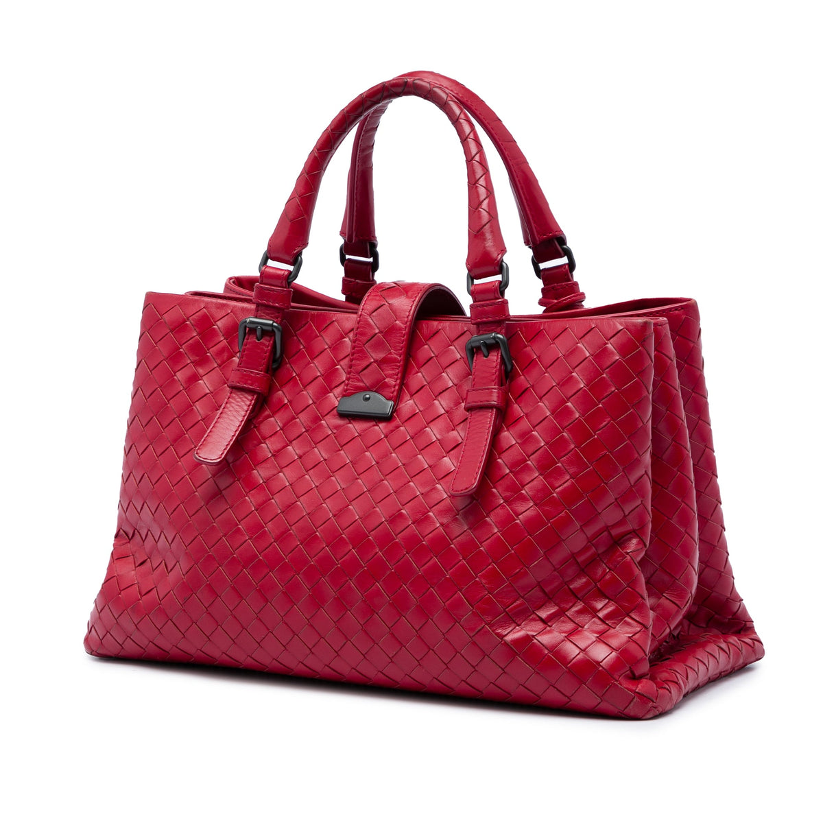 Bottega Veneta Small Nappa Intrecciato Roma Satchel