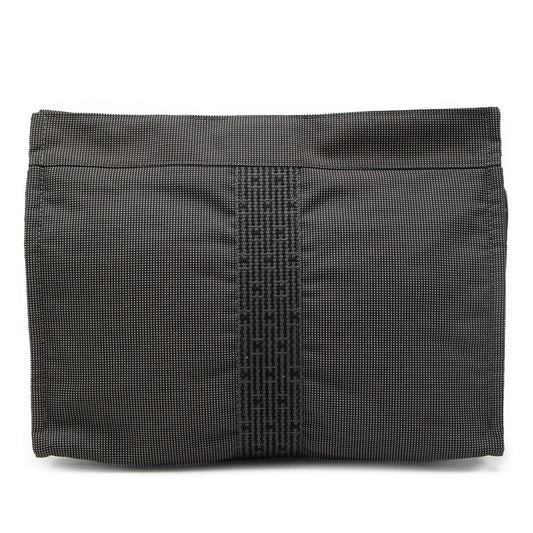 Hermès Canvas Herline Clutch
