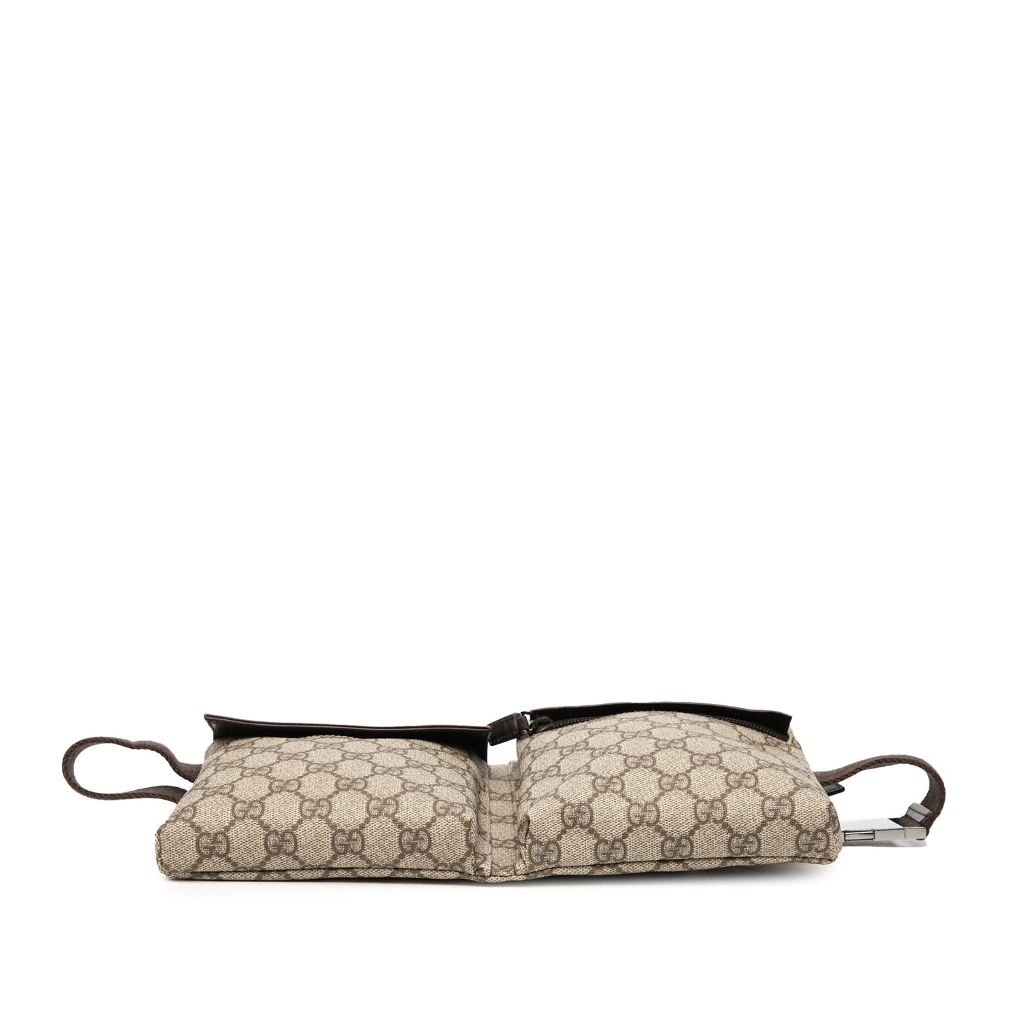 Gucci GG Supreme Double Pocket Belt Bag