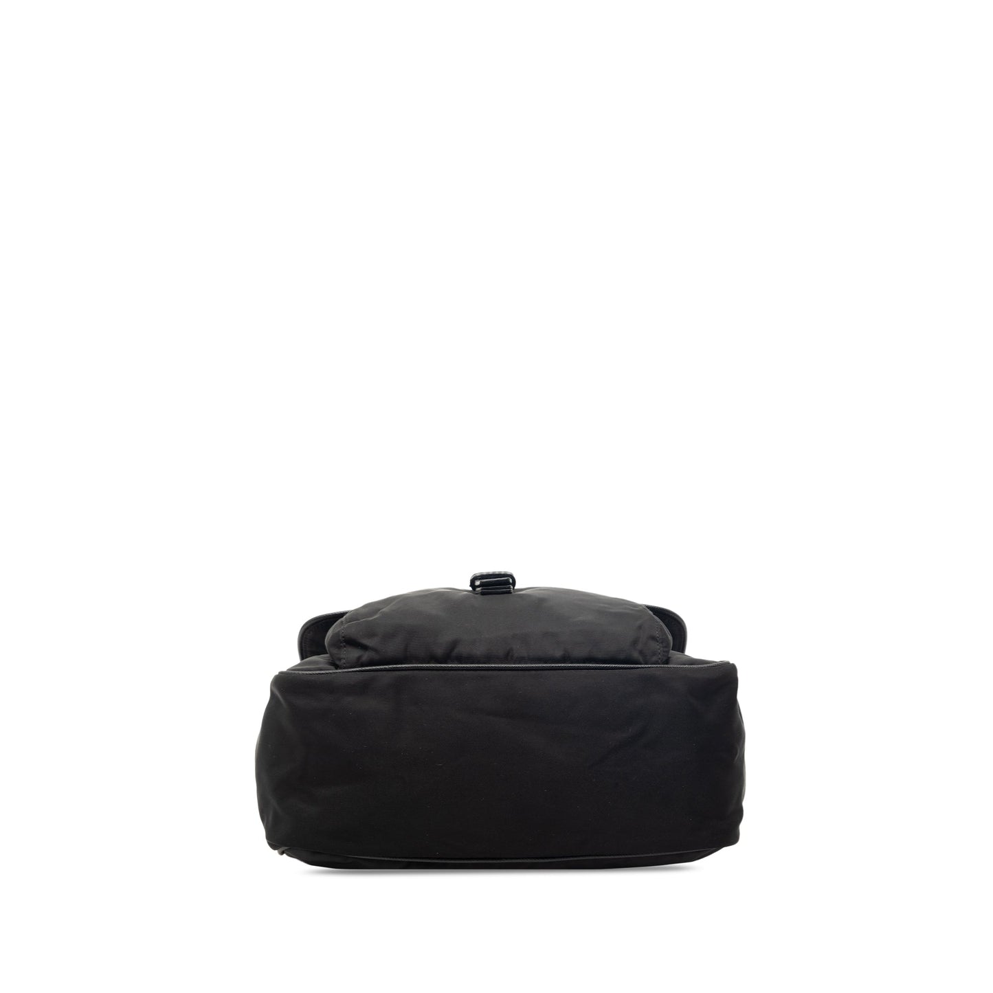 Prada Saffiano Trimmed Tessuto Shoulder Bag