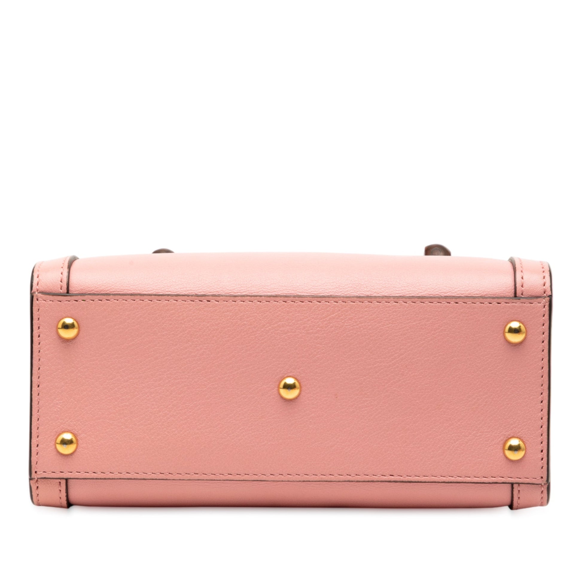Gucci Mini Calfskin Bamboo Diana Satchel