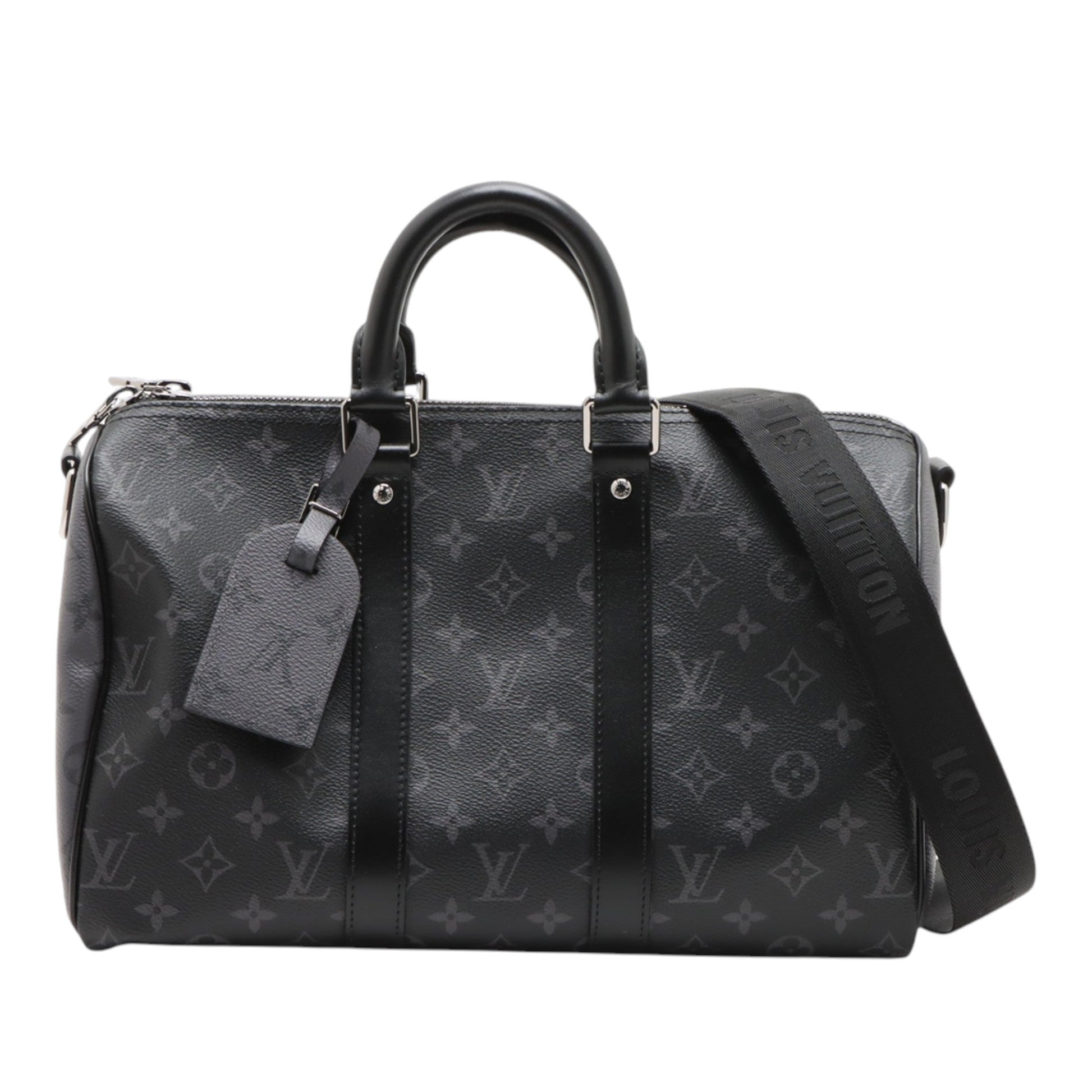 Louis Vuitton Monogram Eclipse Keepall Bandouliere 35