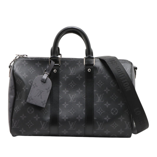 Louis Vuitton Monogram Eclipse Keepall Bandouliere 35