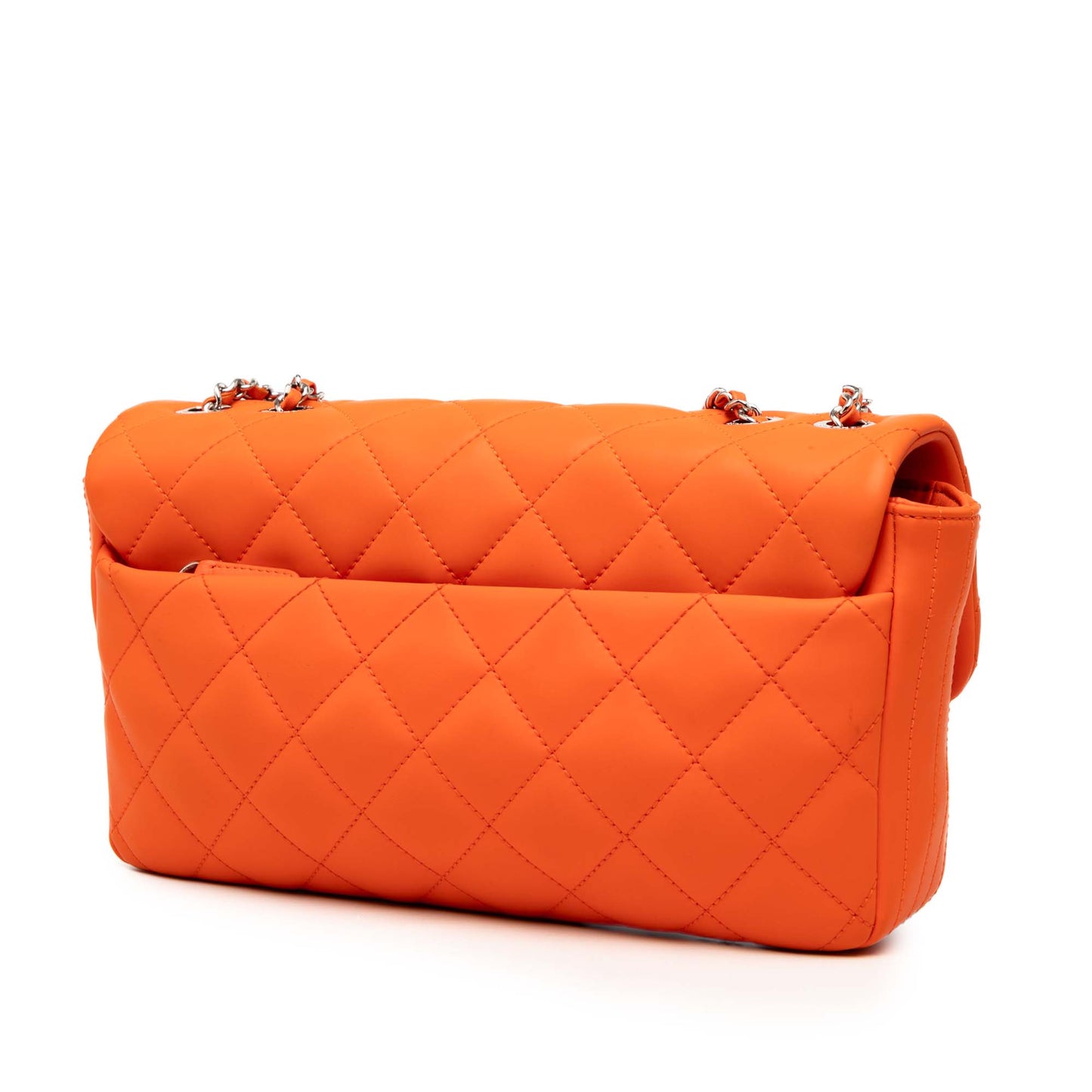 Chanel Medium Quilted Lambskin Rubber Coco Rain Flap