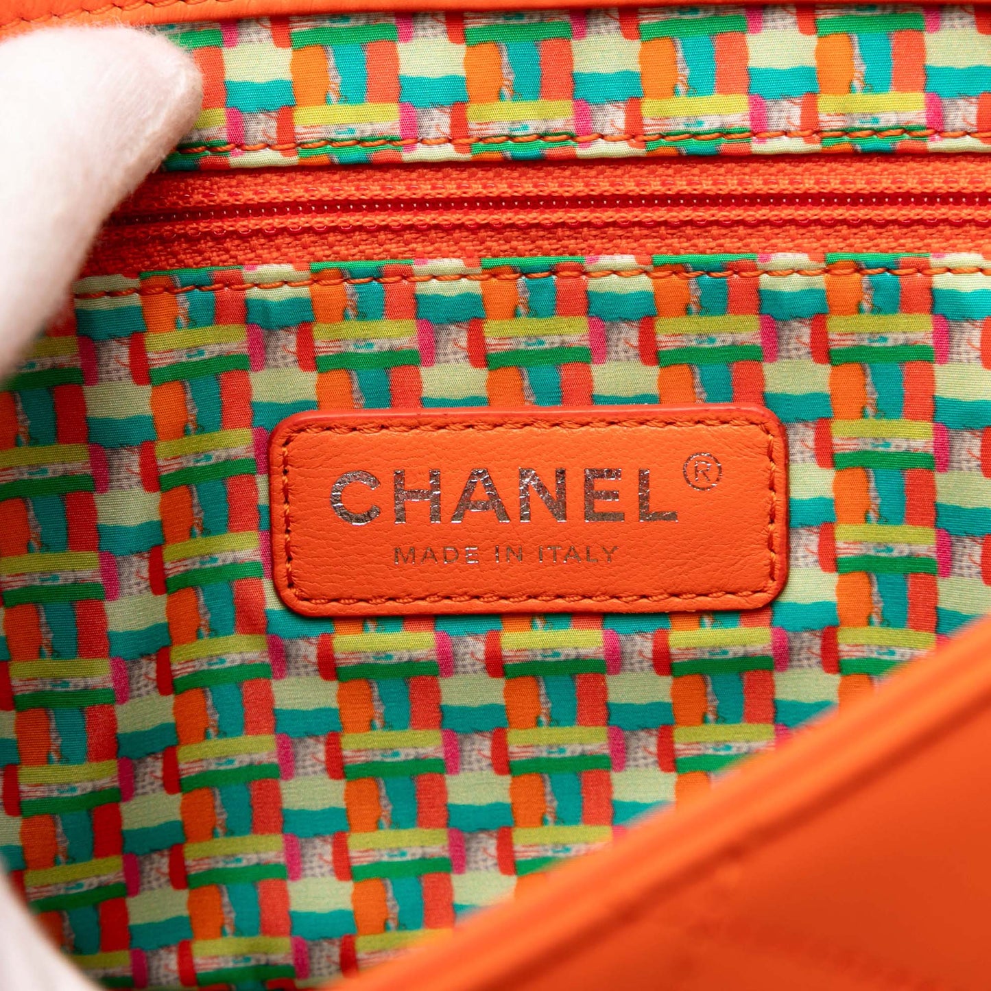 Chanel Medium Quilted Lambskin Rubber Coco Rain Flap