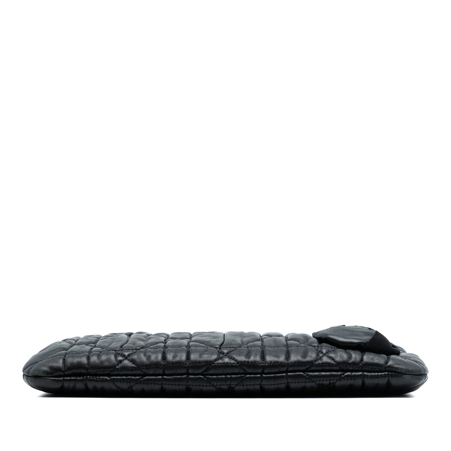 Dior Calfskin Cannage Rose Clutch