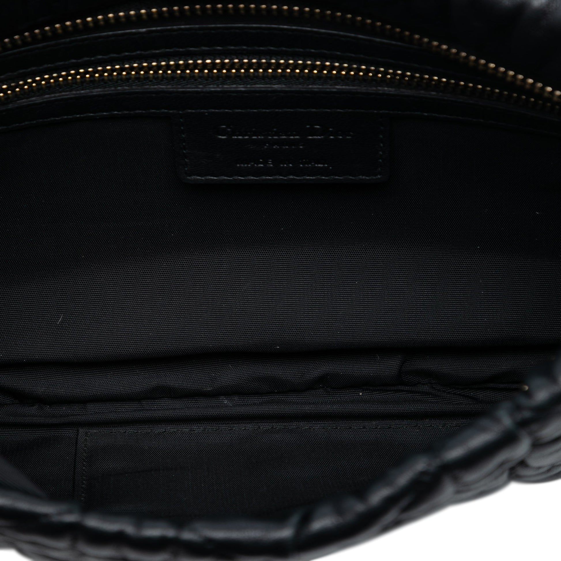 Dior Calfskin Cannage Rose Clutch