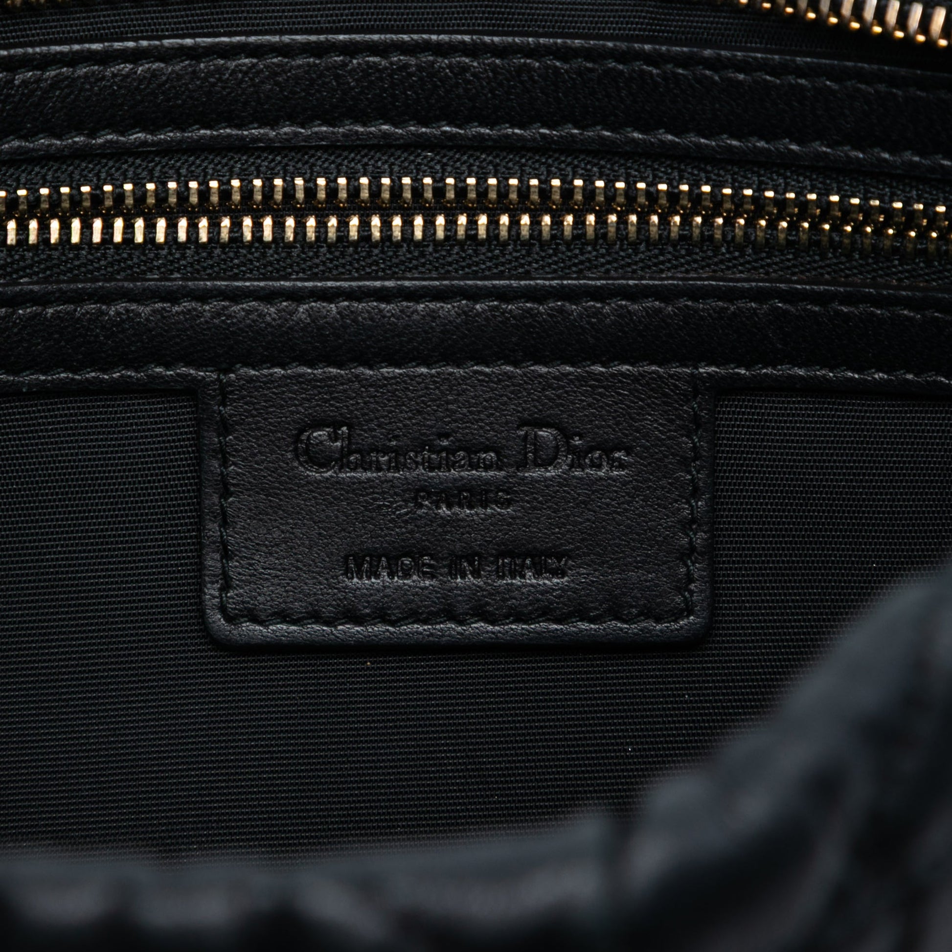 Dior Calfskin Cannage Rose Clutch
