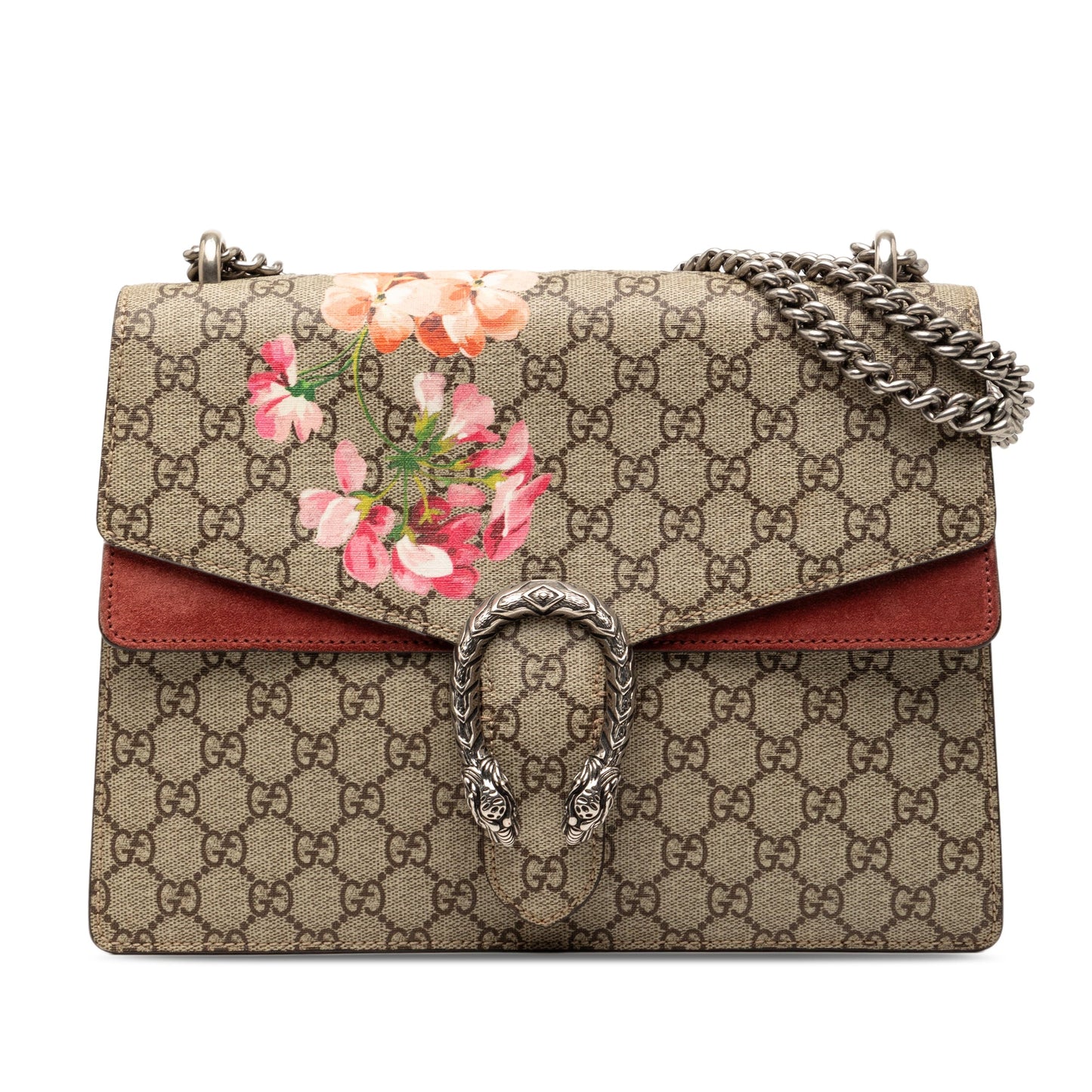 Gucci Medium GG Supreme Blooms Dionysus Shoulder Bag