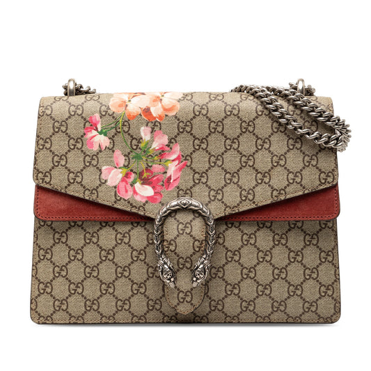 Gucci Medium GG Supreme Blooms Dionysus Shoulder Bag