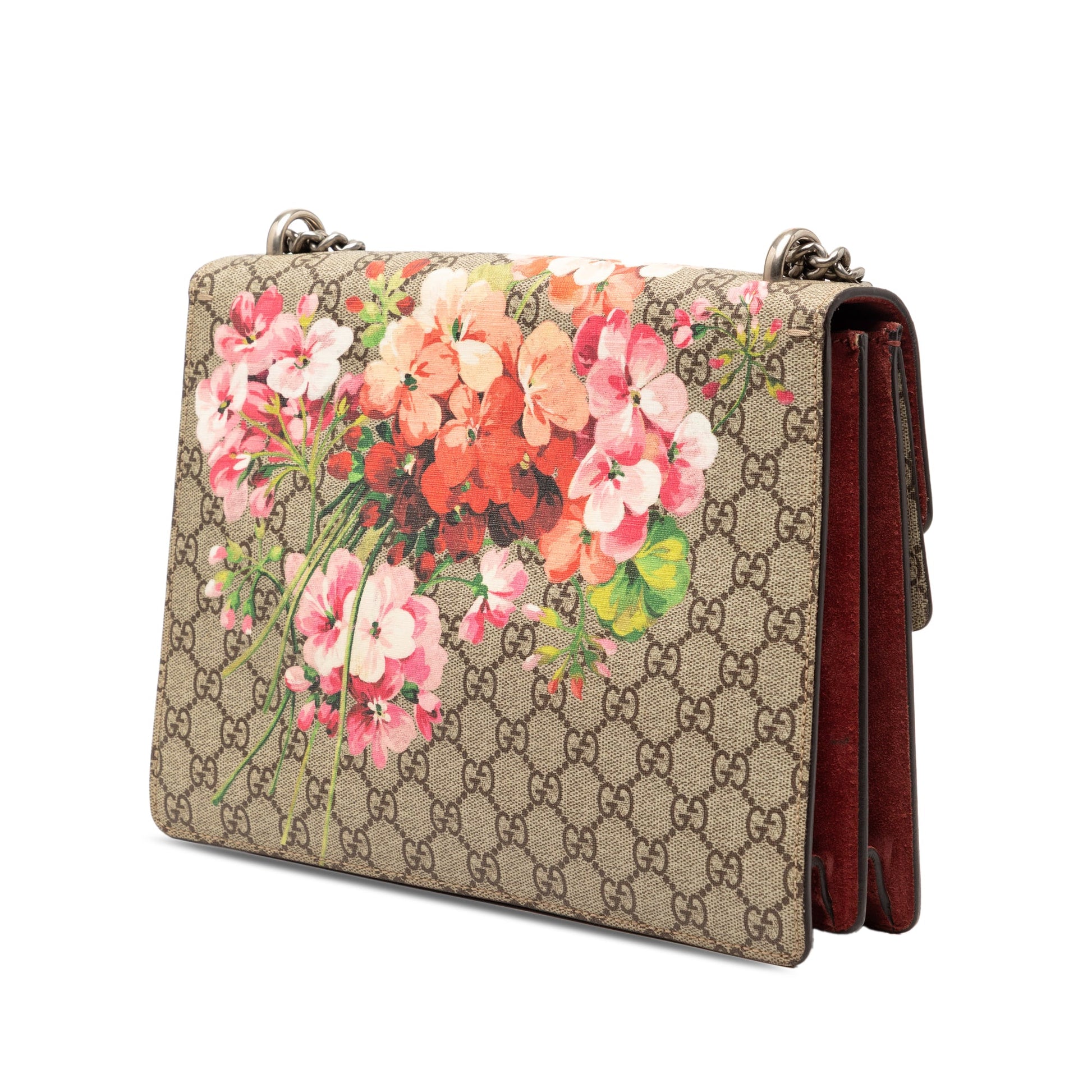 Gucci Medium GG Supreme Blooms Dionysus Shoulder Bag