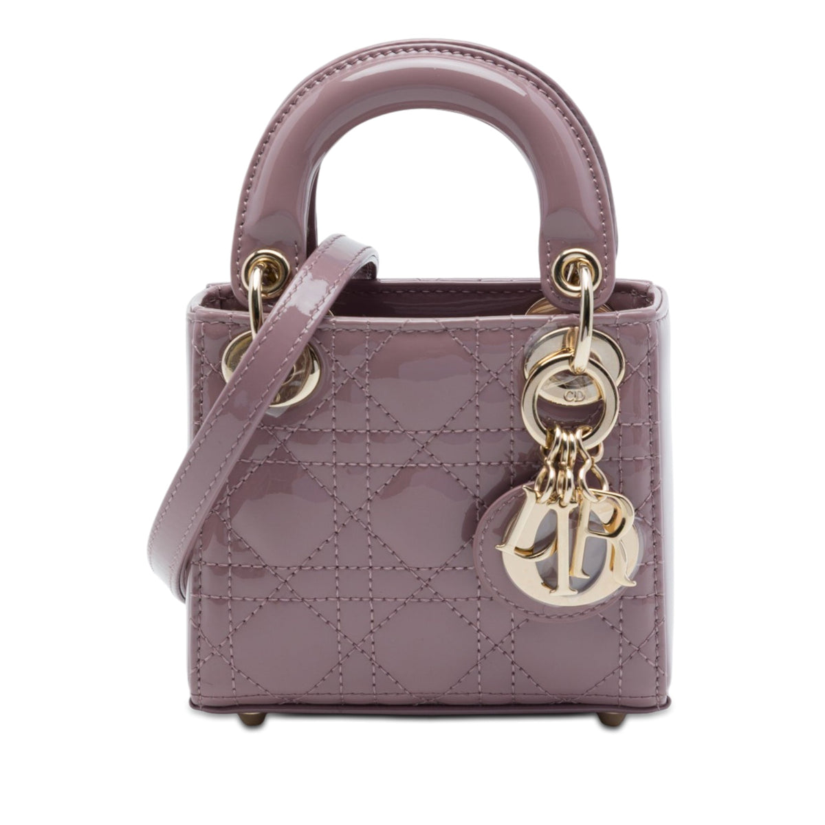 Dior Micro Patent Cannage Lady Dior