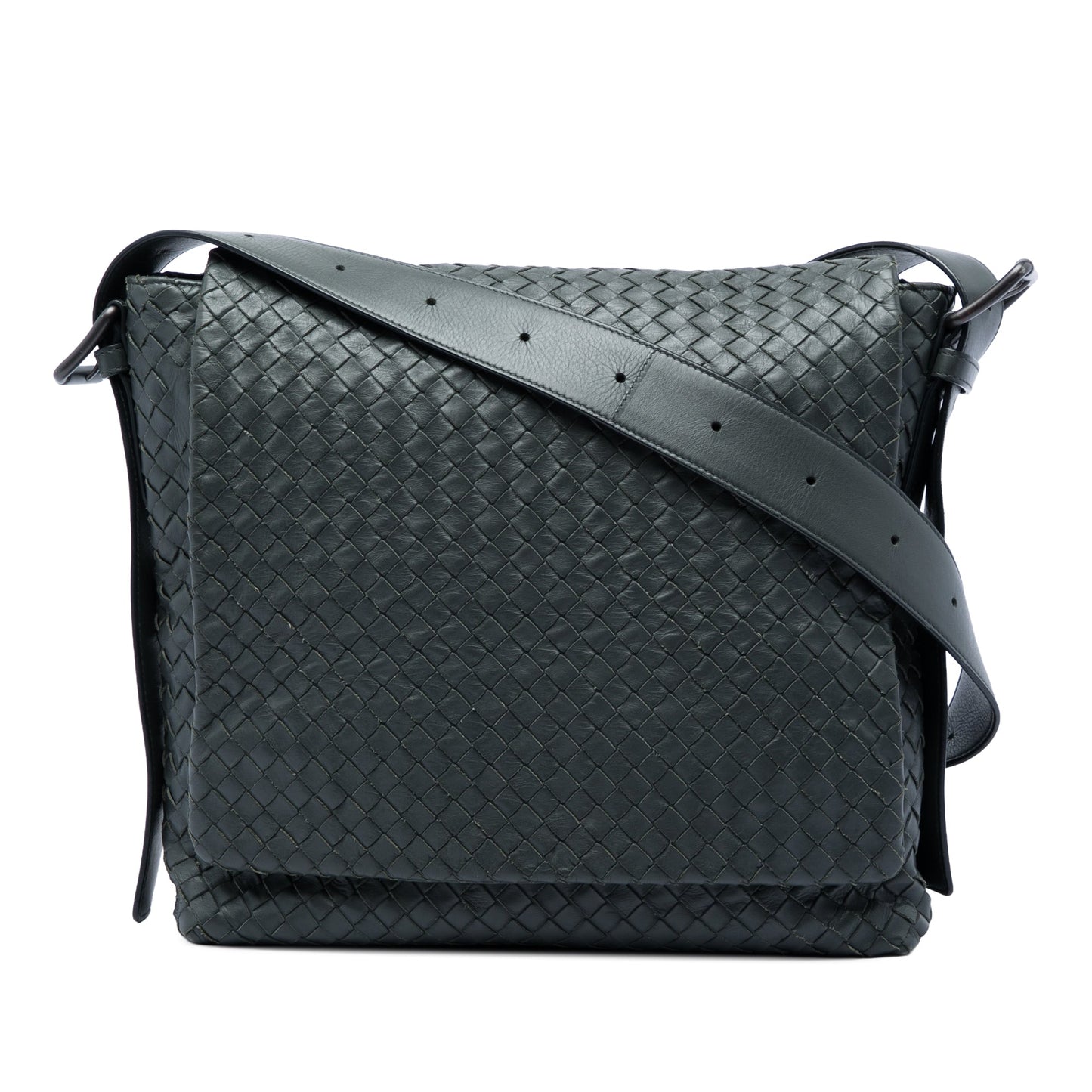 Bottega Veneta Nappa Intrecciato Messenger Bag