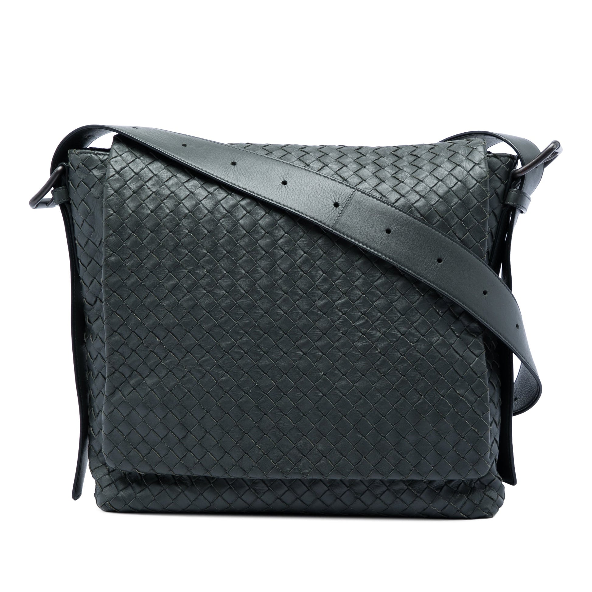 Bottega Veneta Nappa Intrecciato Messenger Bag