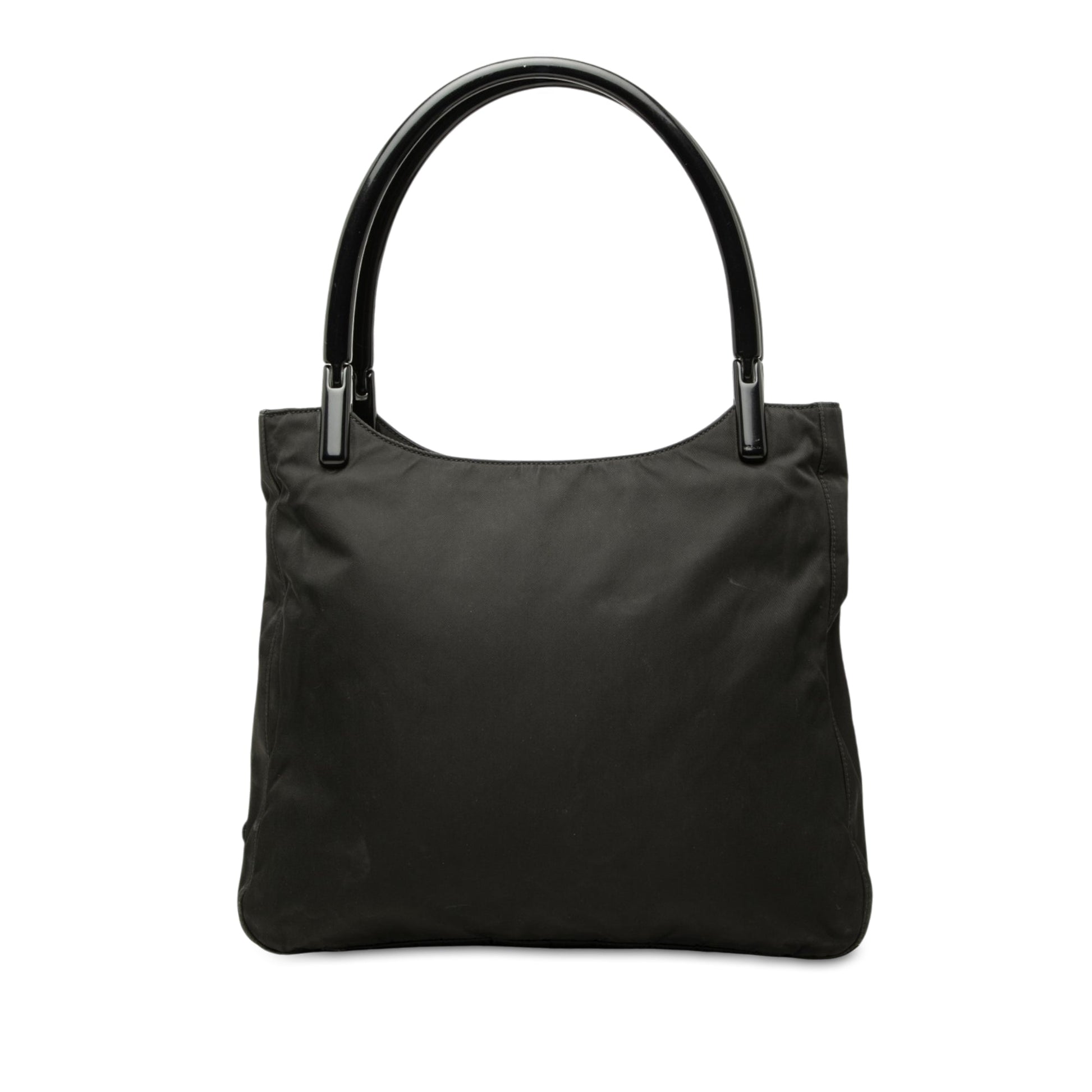 Prada Tessuto Resin Handle Tote