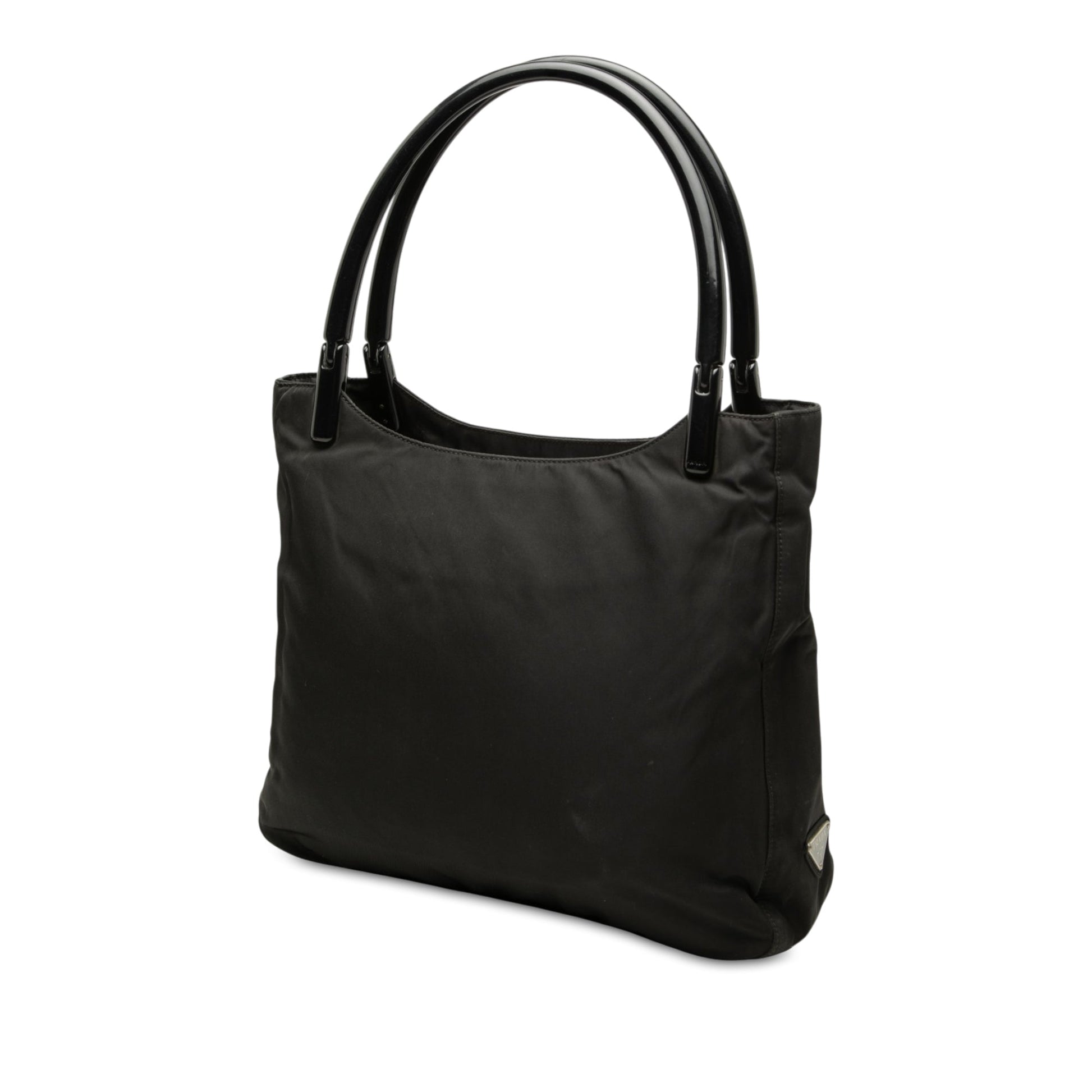 Prada Tessuto Resin Handle Tote