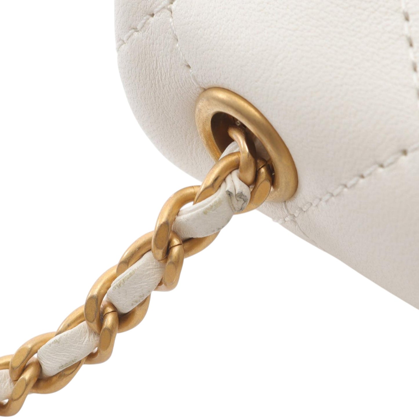 Chanel Mini Rectangular Quilted Lambskin Heart Charms Flap