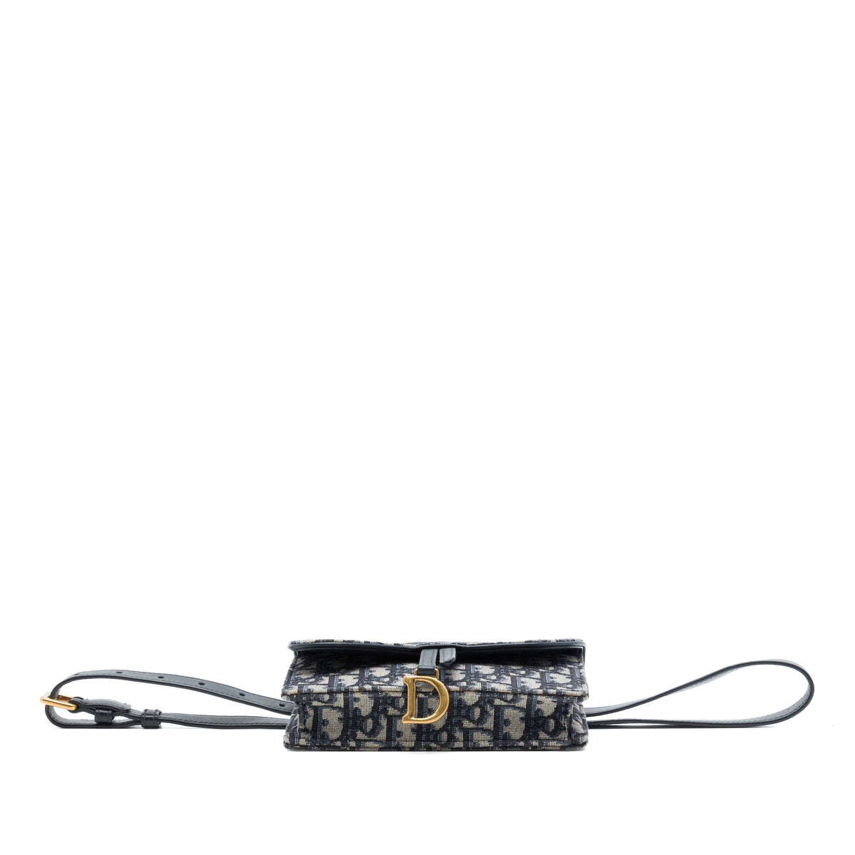 Dior Oblique Canvas Saddle Belt Bag