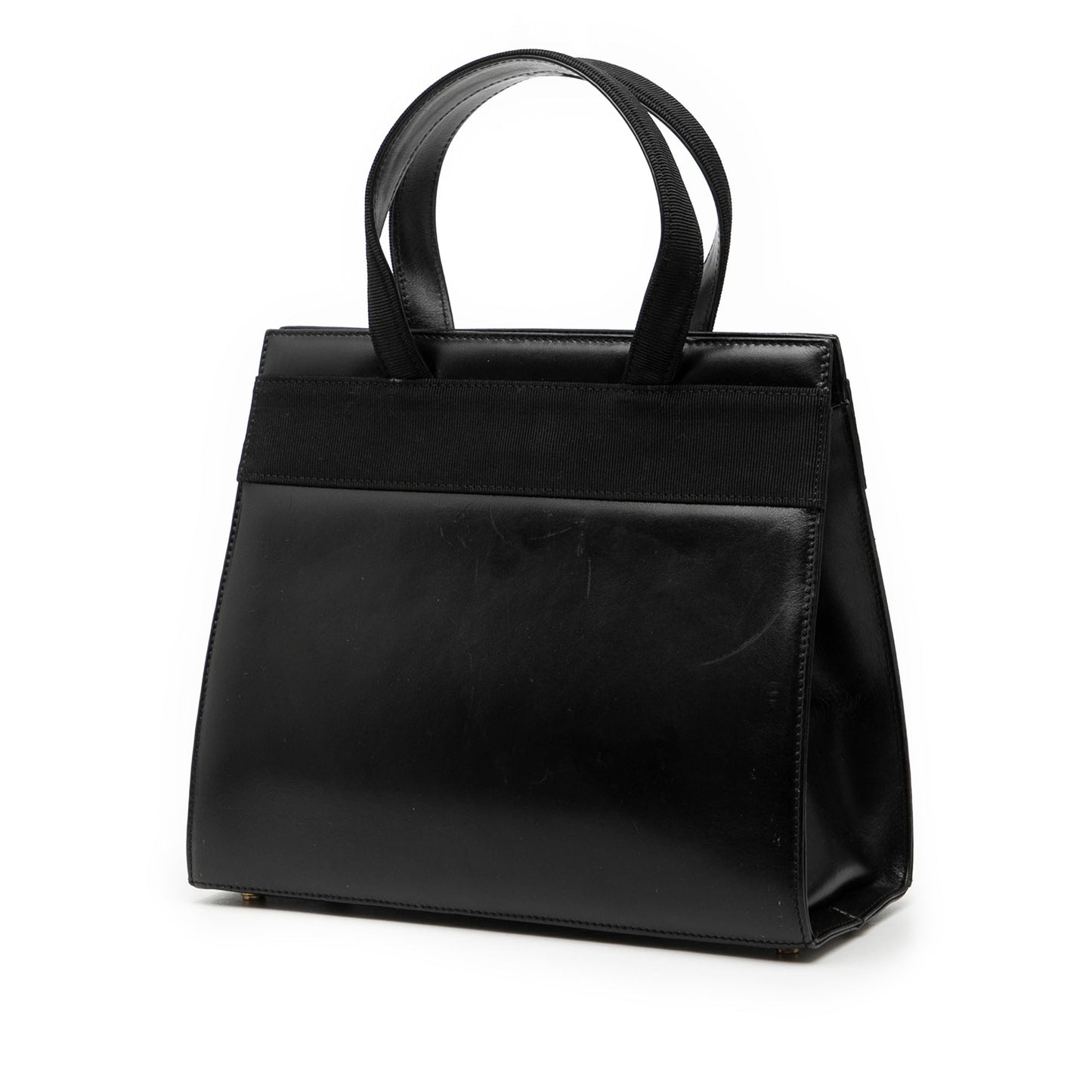 Ferragamo Leather Vara Bow Satchel