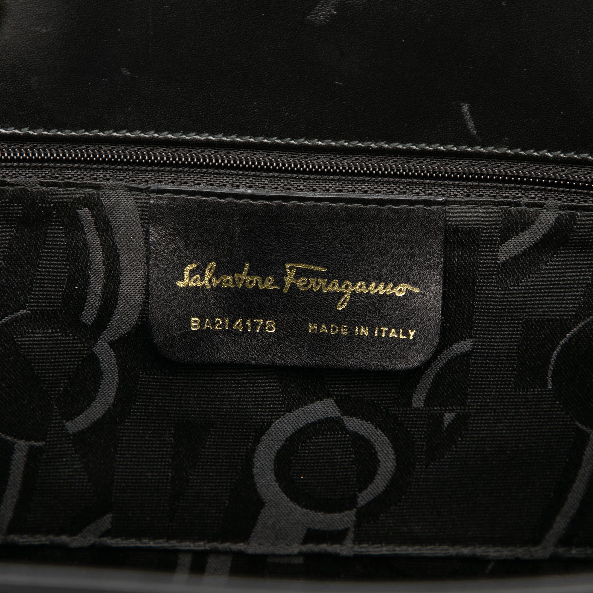 Ferragamo Leather Vara Bow Satchel