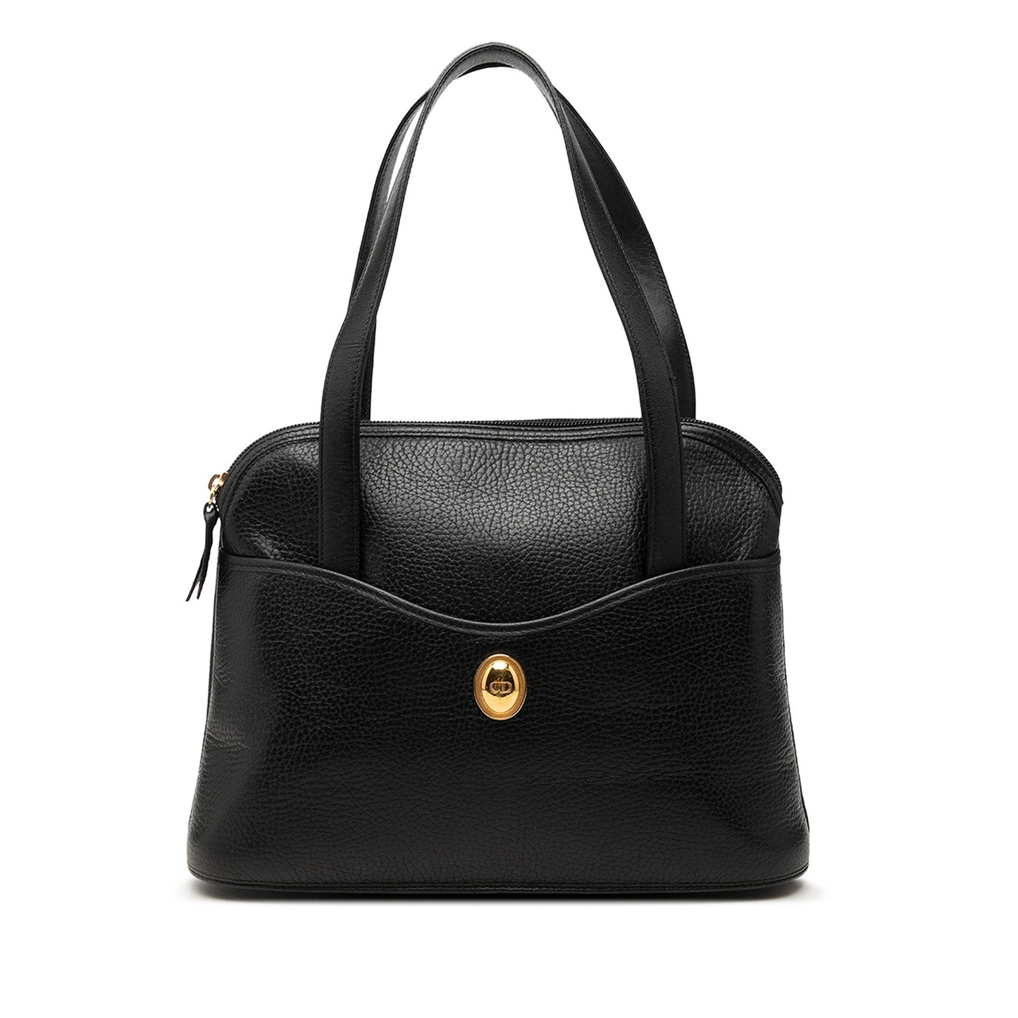 Dior Leather CD Logo Handbag