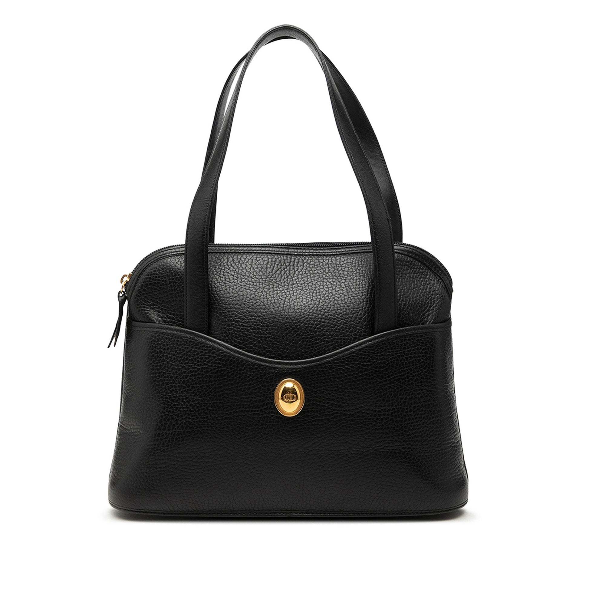 Dior Leather CD Logo Handbag