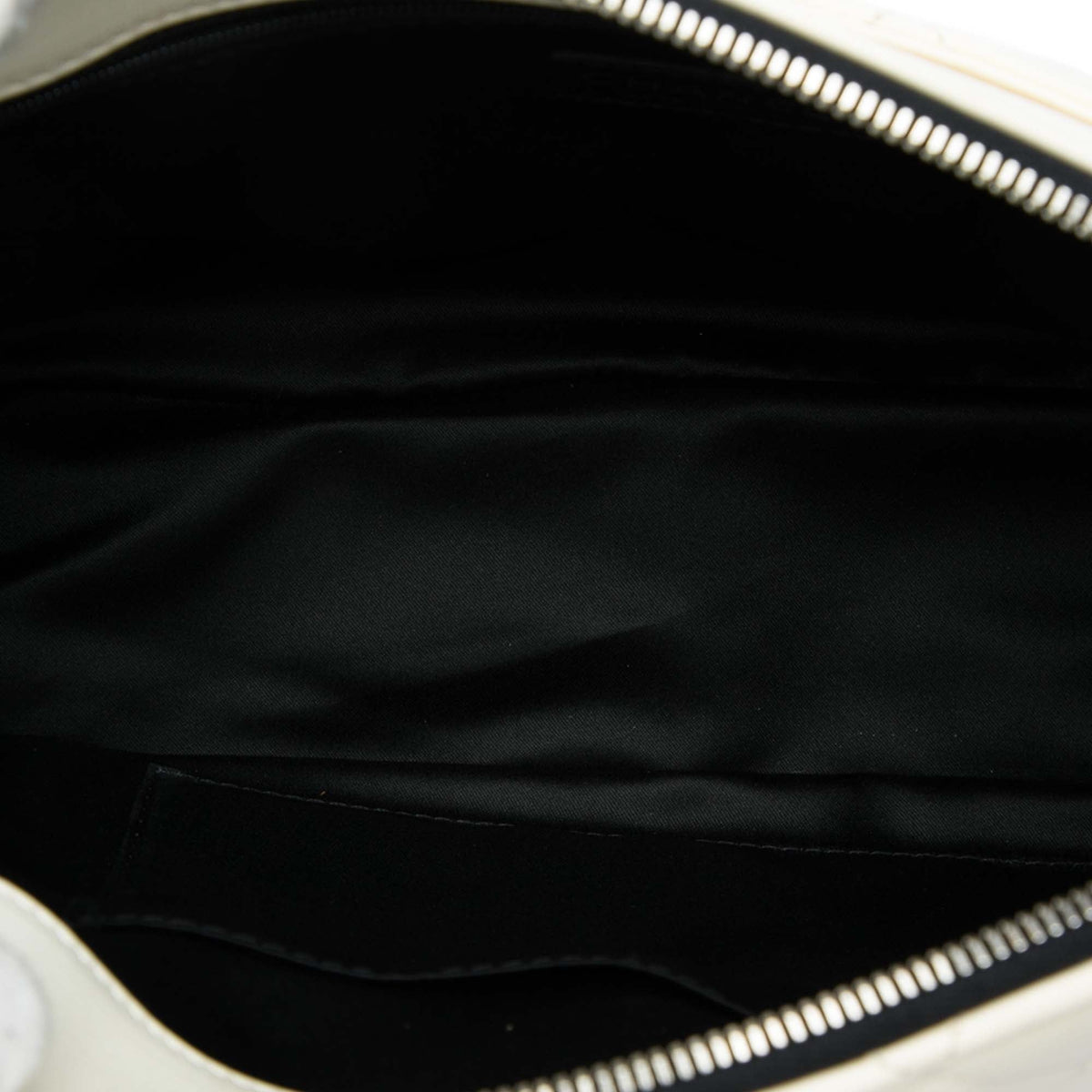 Chanel Large Quilted Lambskin Blizzard Zip Top Flap