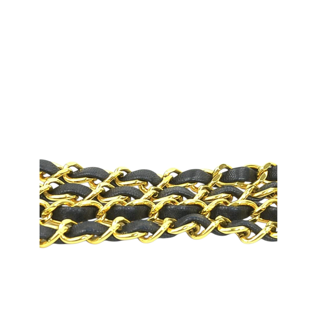 Chanel Small Square Quilted Lambskin Flap — Black