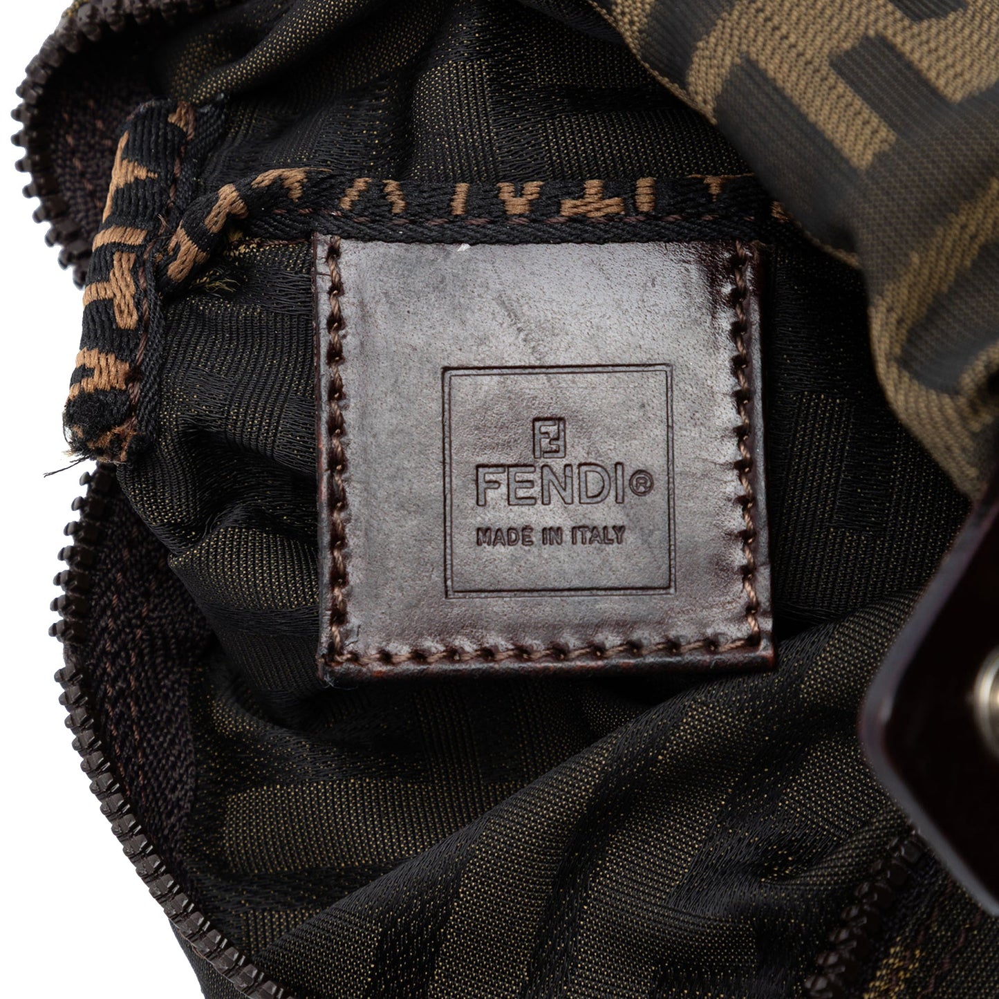 Fendi Mini Zucca Canvas Handbag