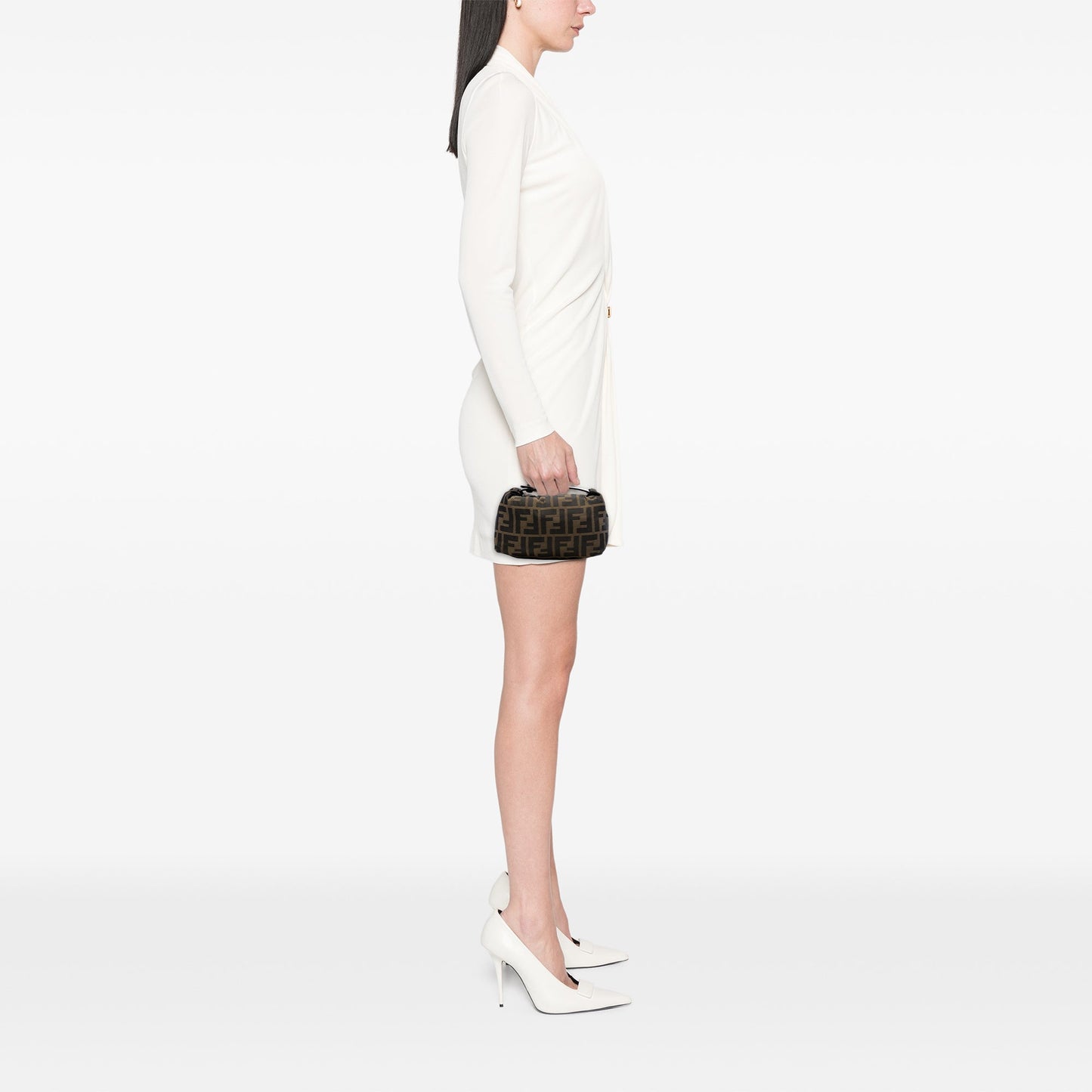 Fendi Mini Zucca Canvas Handbag