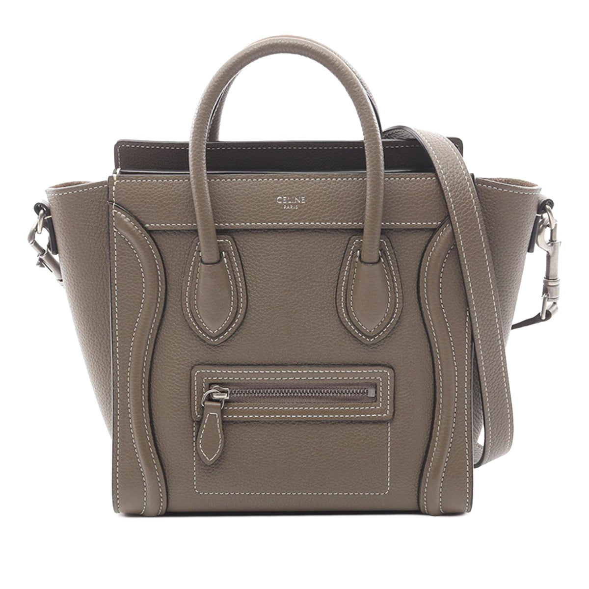 Celine Nano Leather Luggage Tote