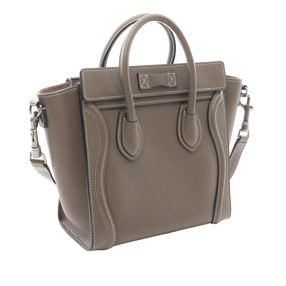 Celine Nano Leather Luggage Tote
