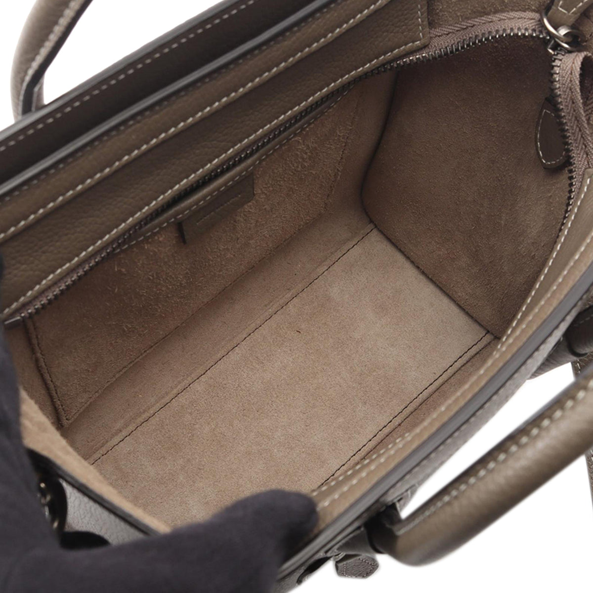 Celine Nano Leather Luggage Tote