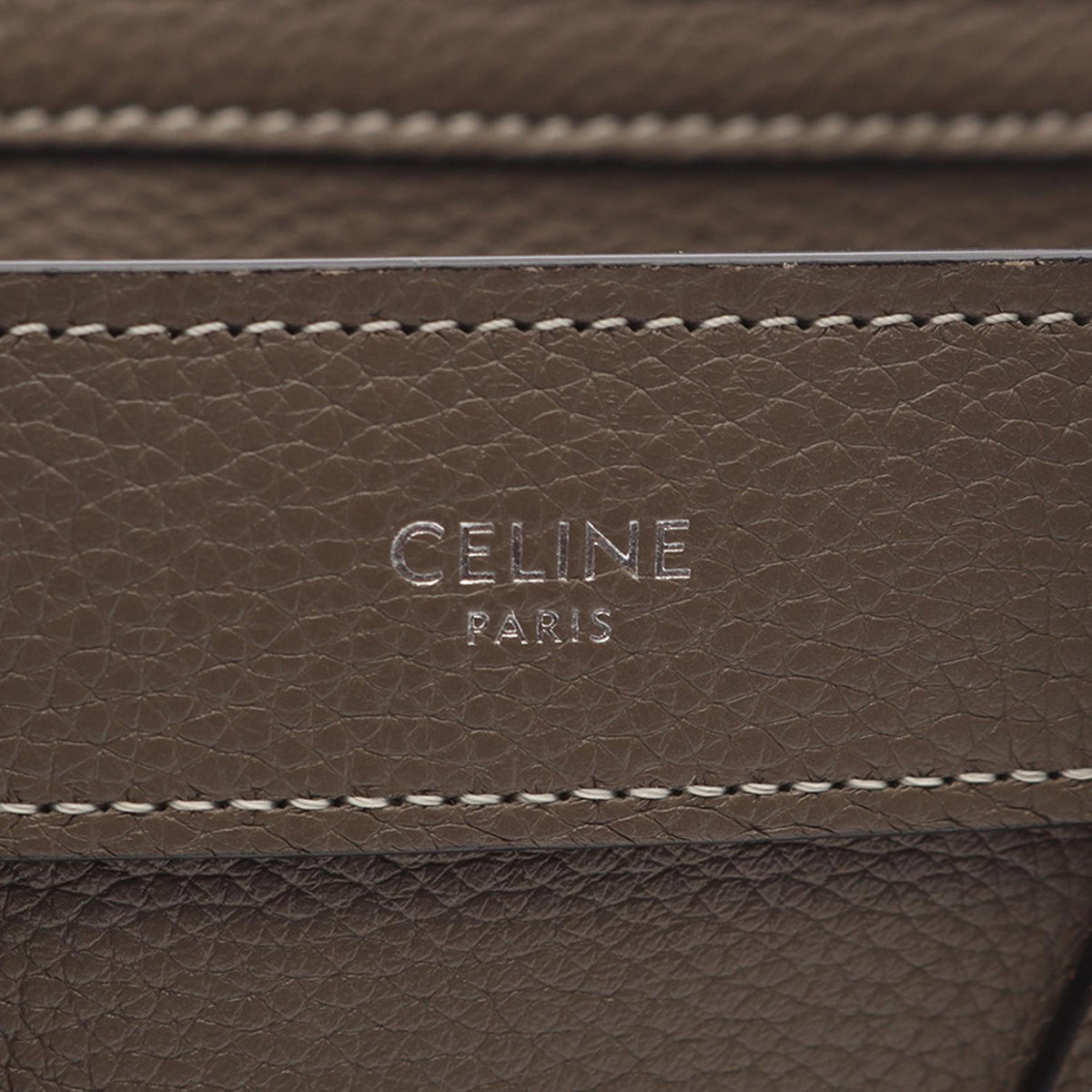 Celine Nano Leather Luggage Tote