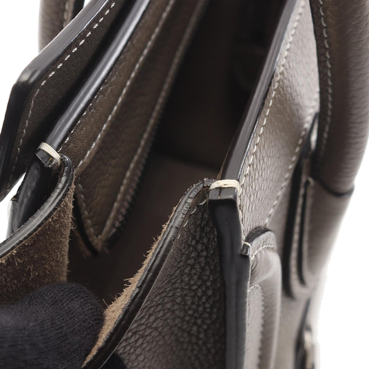 Celine Nano Leather Luggage Tote